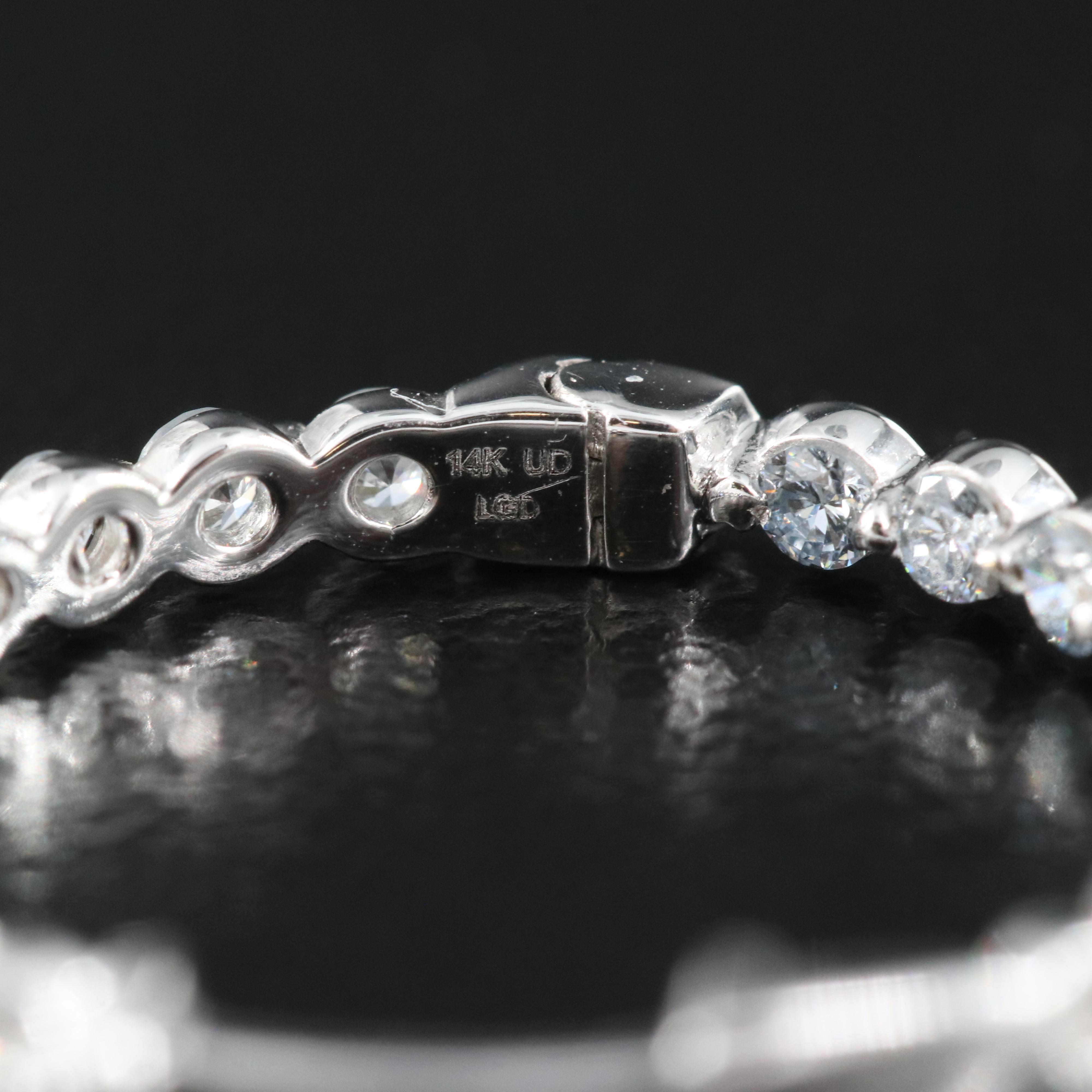 14K 1.00 CTW Lab Grown Diamond Inside Out Hoop Earrings