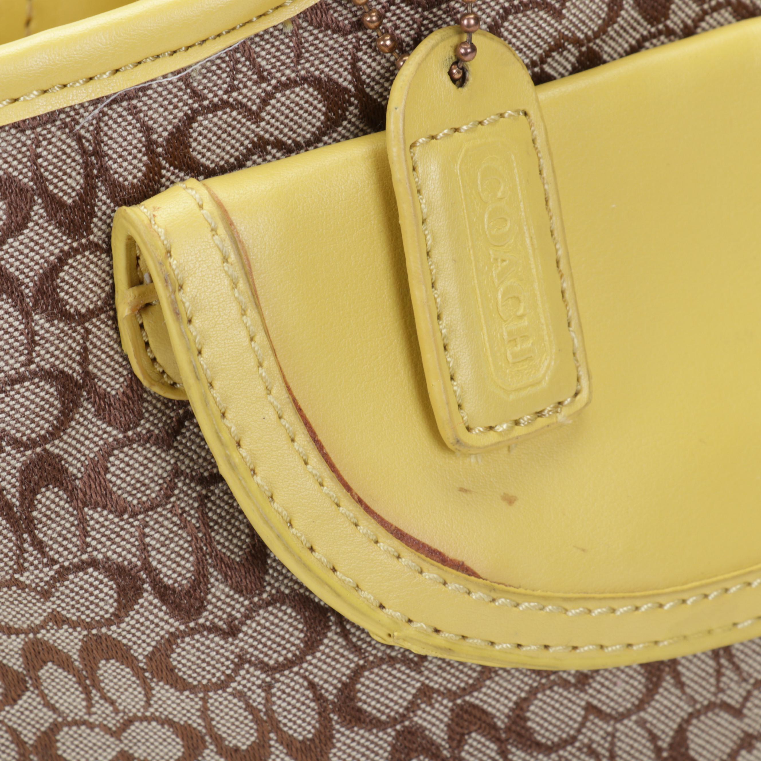 Coach Signature Jacquard and Leather Soho Shoulder Bag with Other Coach Bags