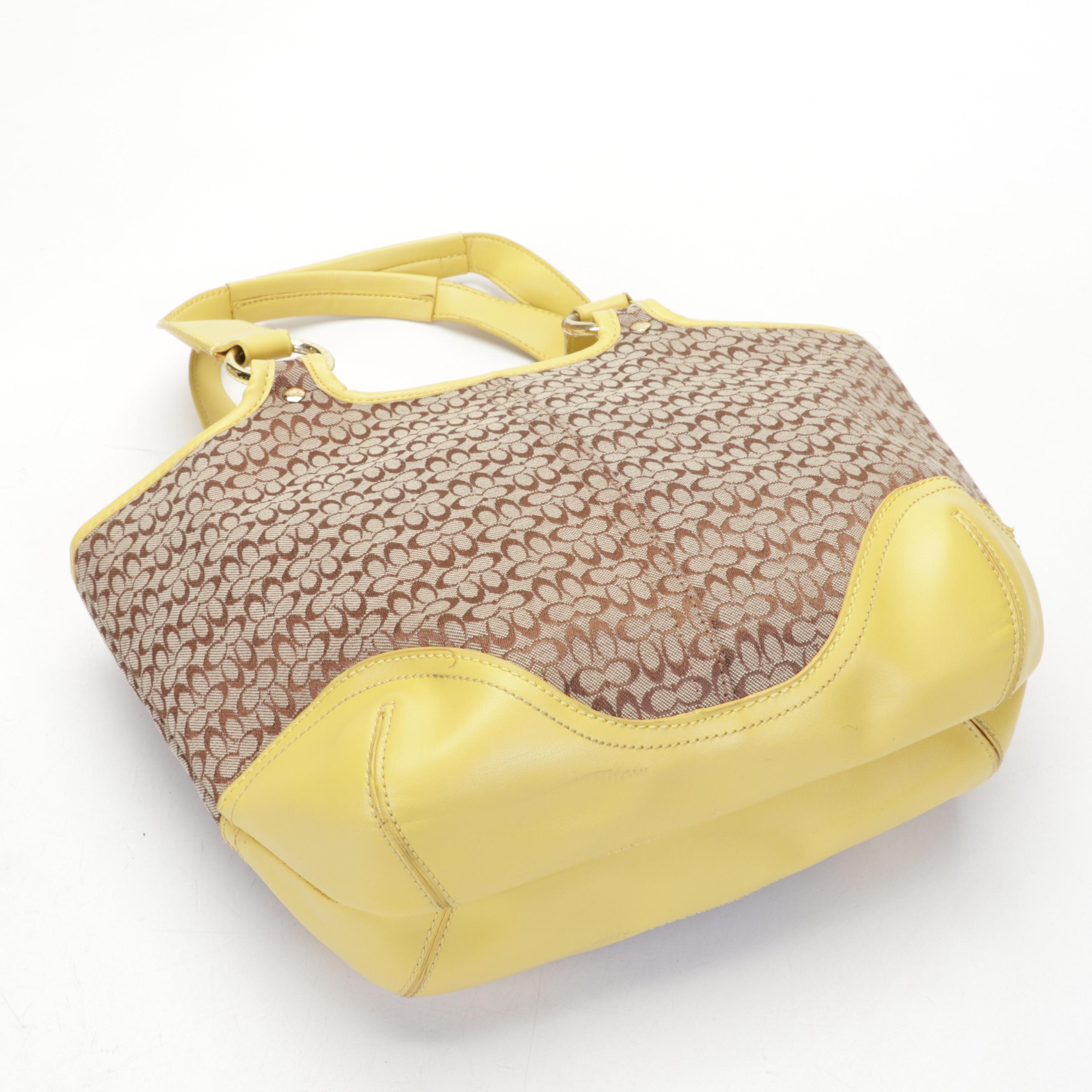 Coach Signature Jacquard and Leather Soho Shoulder Bag with Other Coach Bags