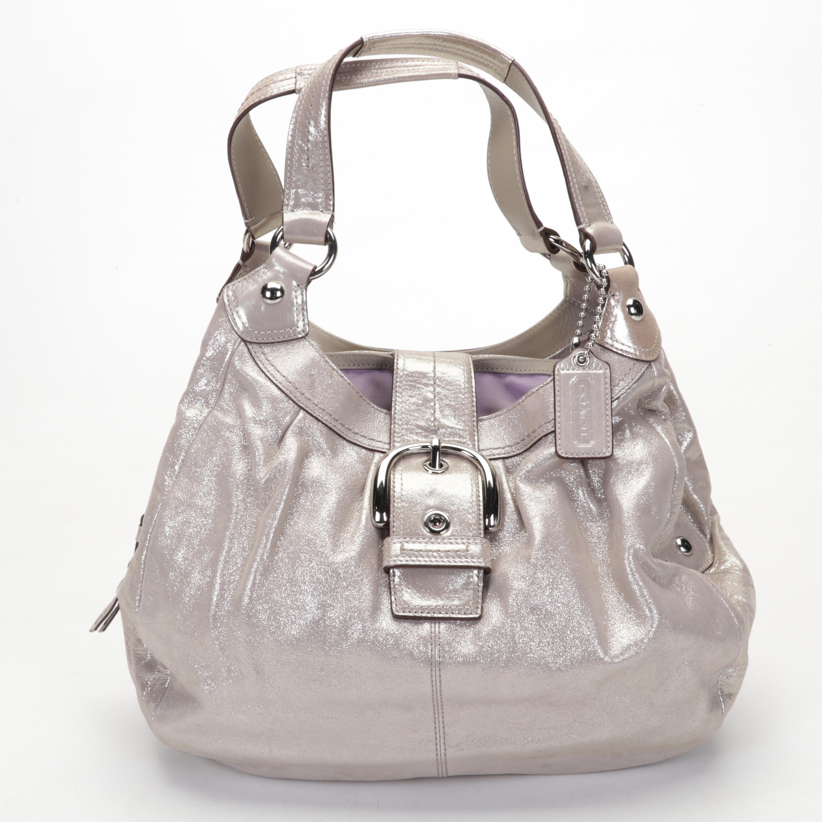 Coach Signature Jacquard and Leather Soho Shoulder Bag with Other Coach Bags