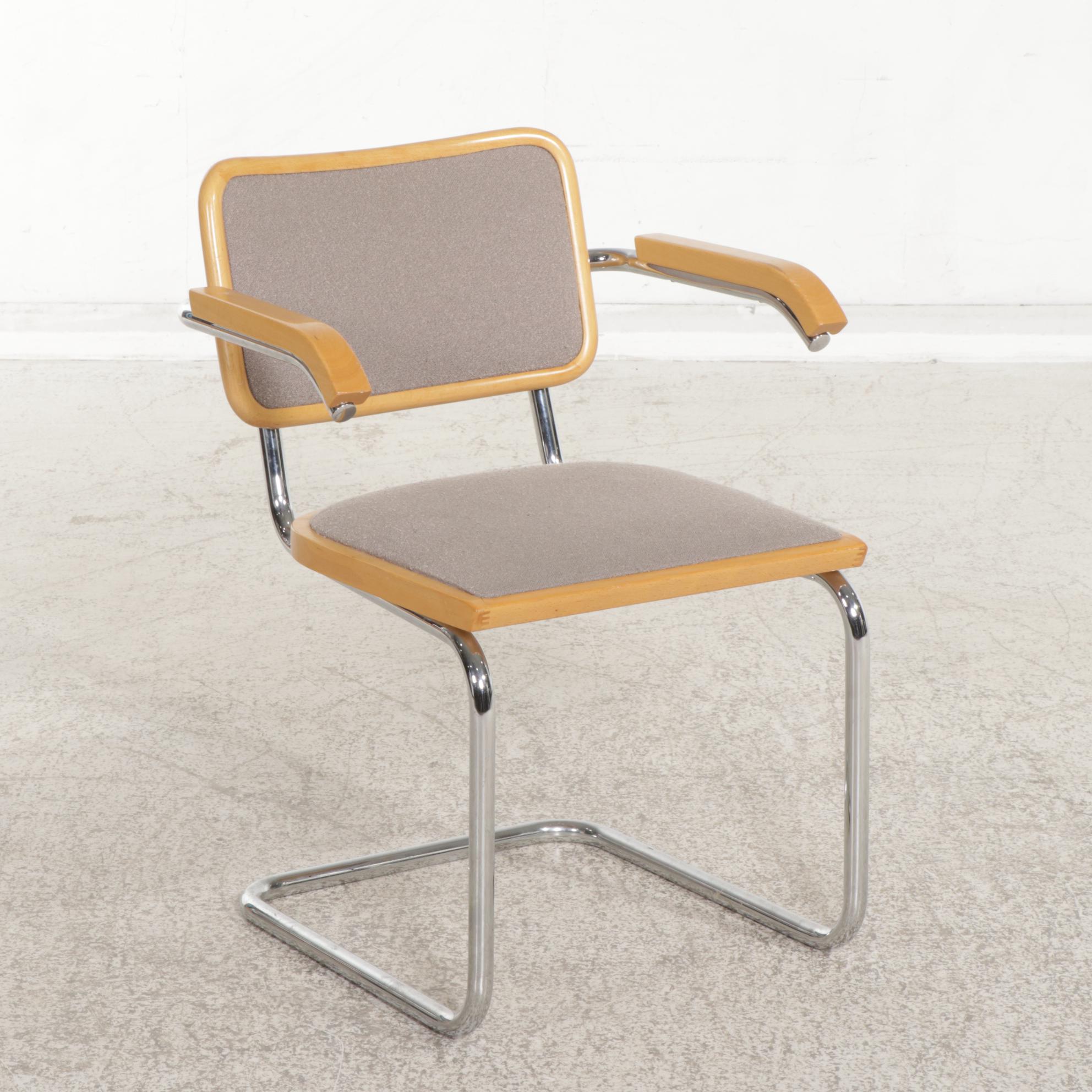 Six Marcel Breuer for Gordon International Cantilever Armchairs