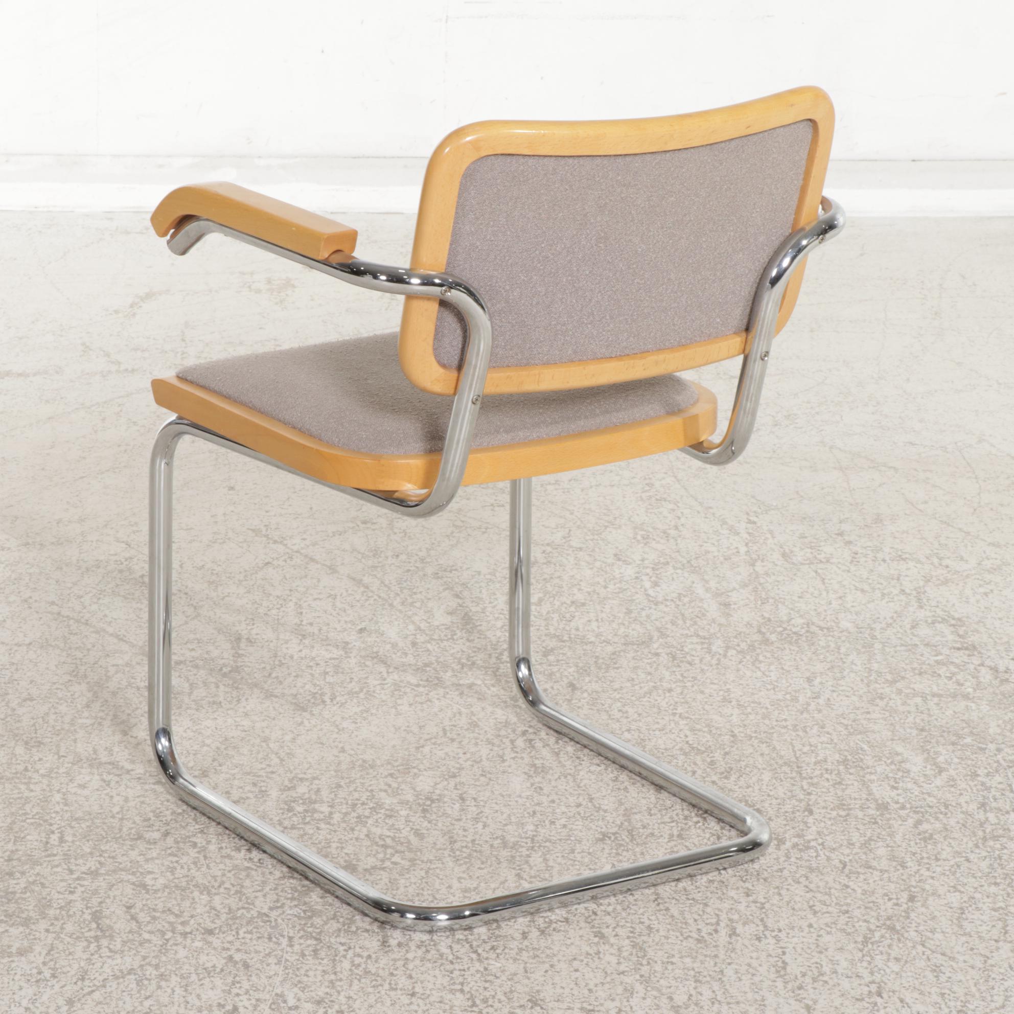 Six Marcel Breuer for Gordon International Cantilever Armchairs