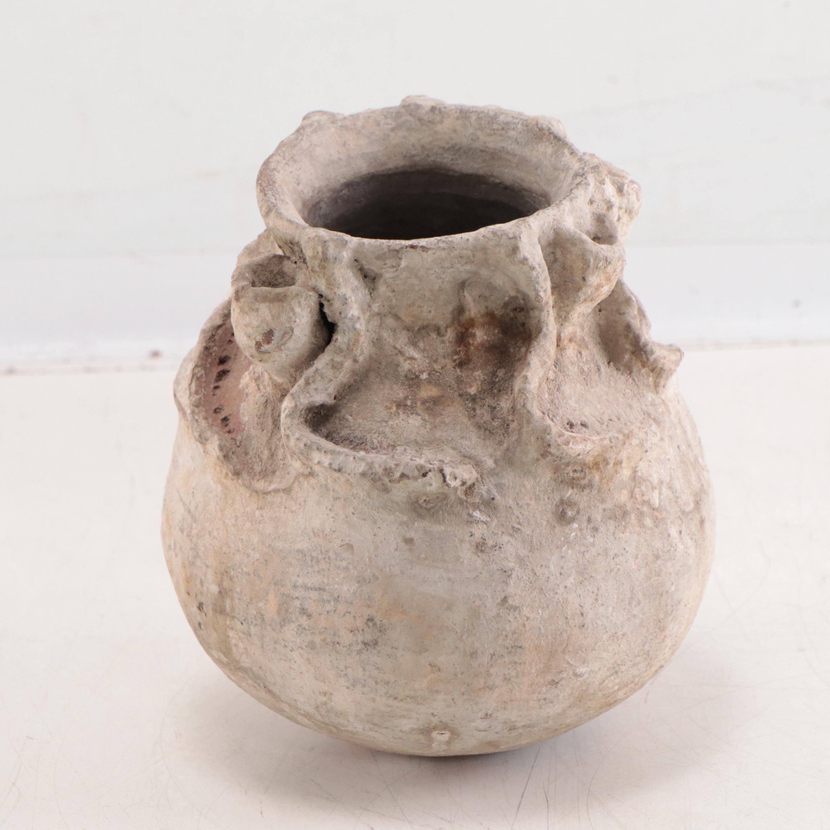 Yoruba (Nigeria) Slip-Glazed Earthenware Oshun Shrine Jar