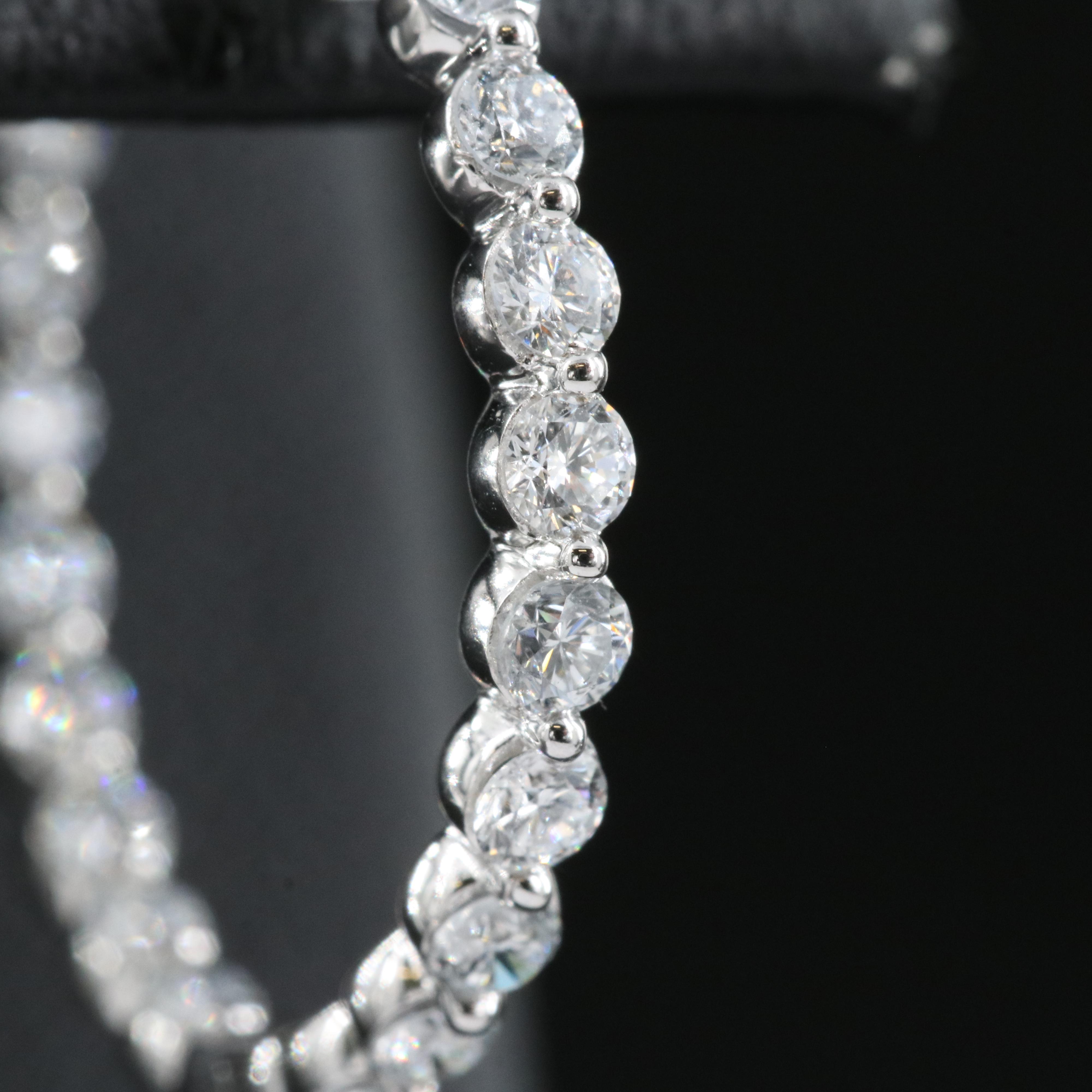 14K 1.00 CTW Lab Grown Diamond Inside Out Hoop Earrings