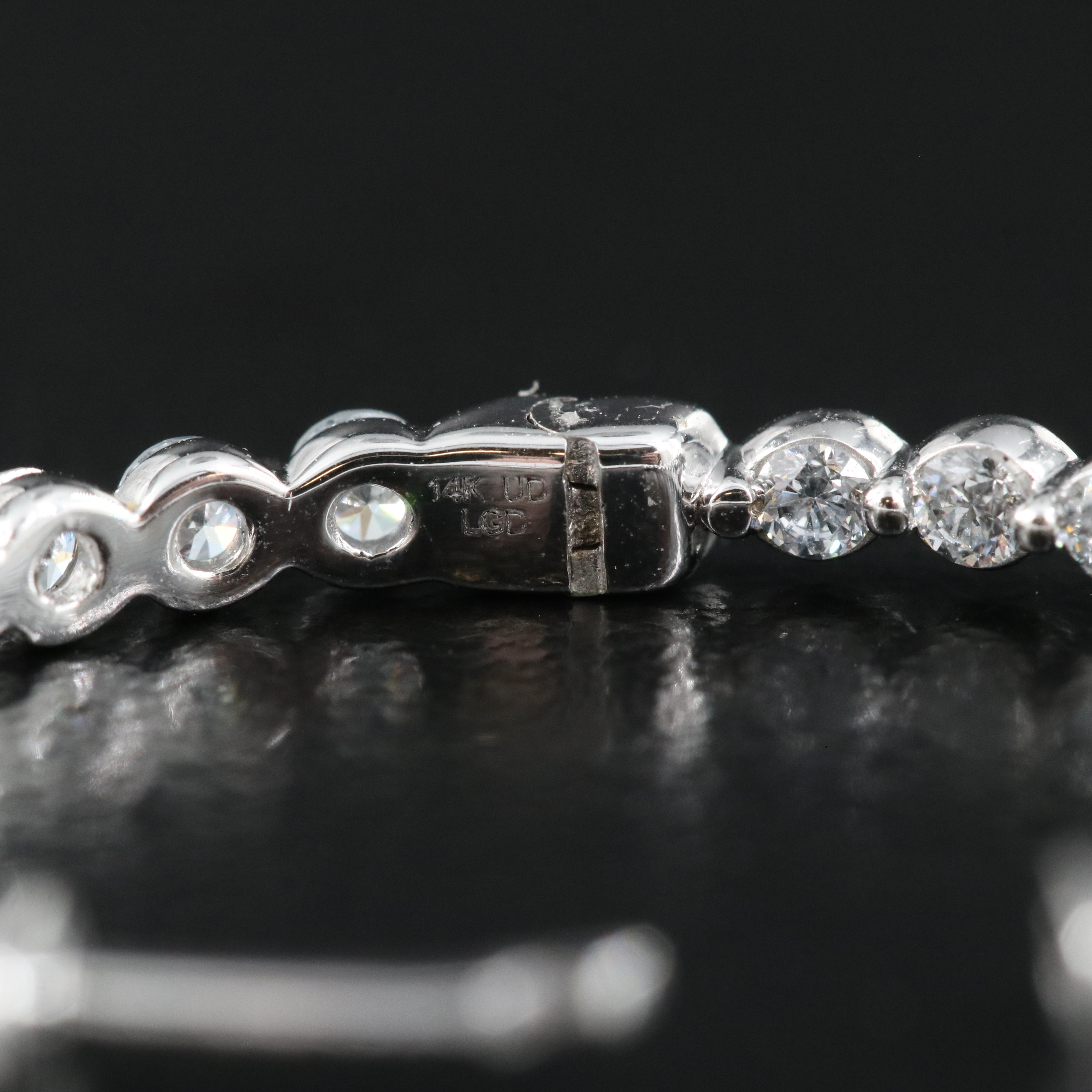 14K 1.00 CTW Lab Grown Diamond Inside Out Hoop Earrings