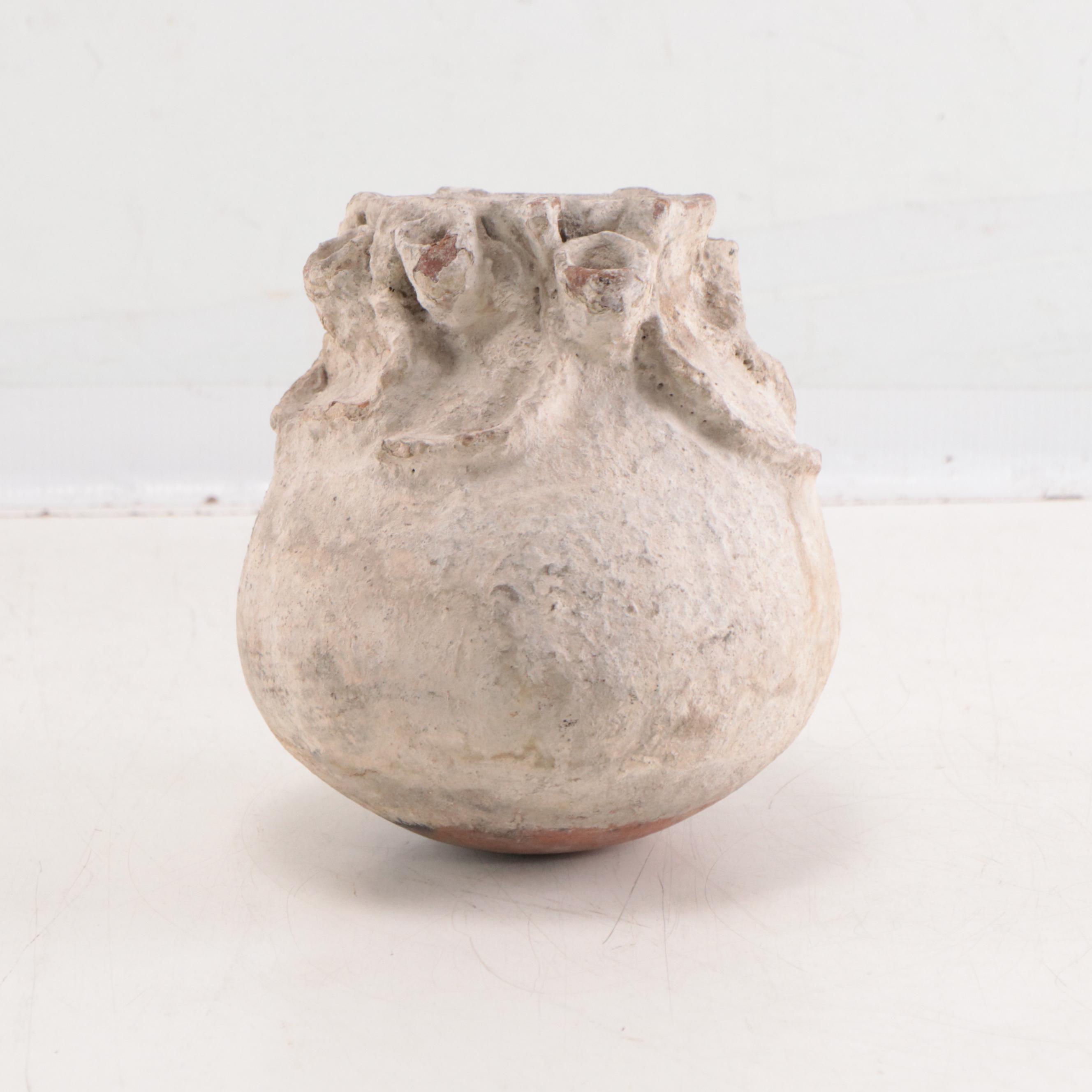 Yoruba (Nigeria) Slip-Glazed Earthenware Oshun Shrine Jar