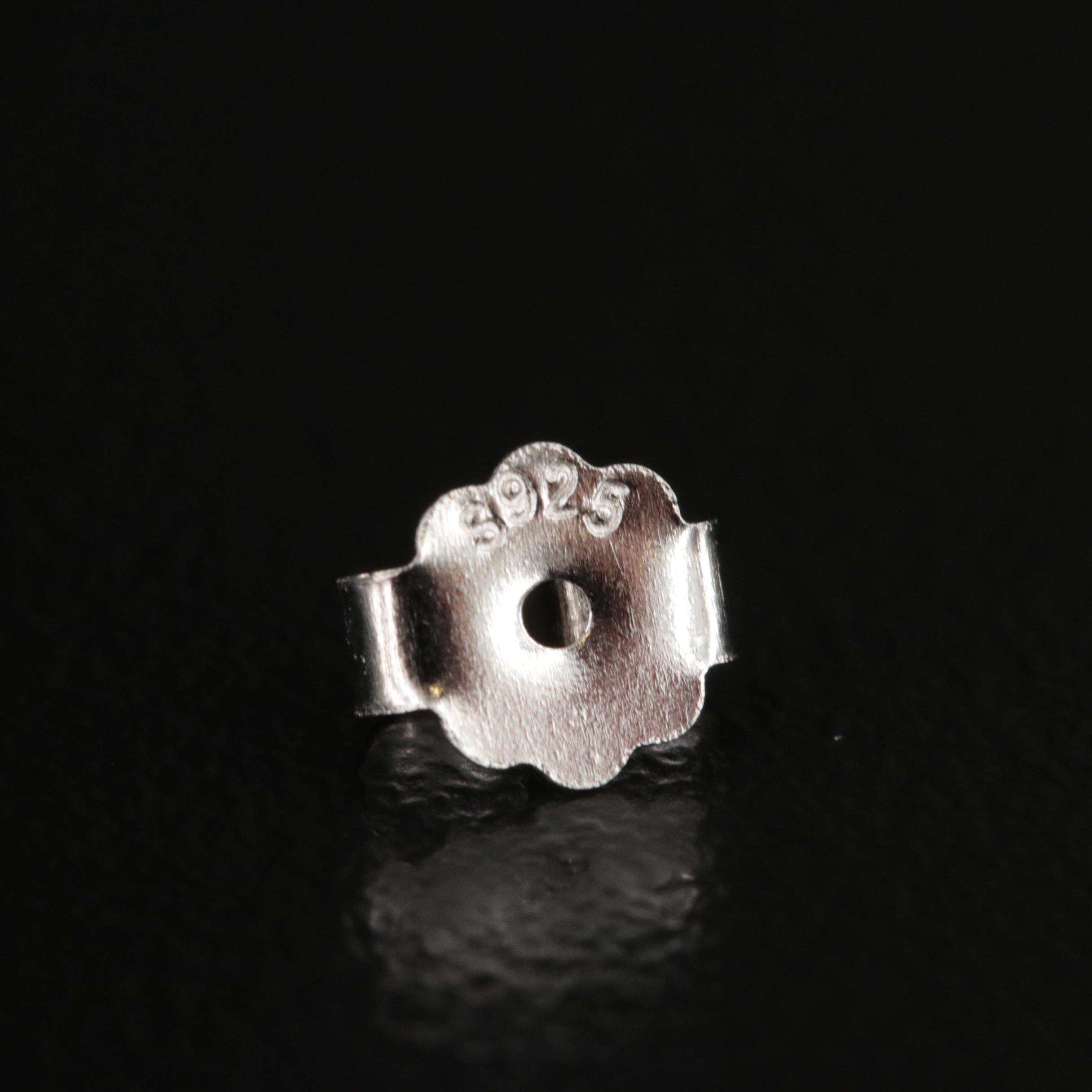 Sterling Pearl and Apatite Earrings