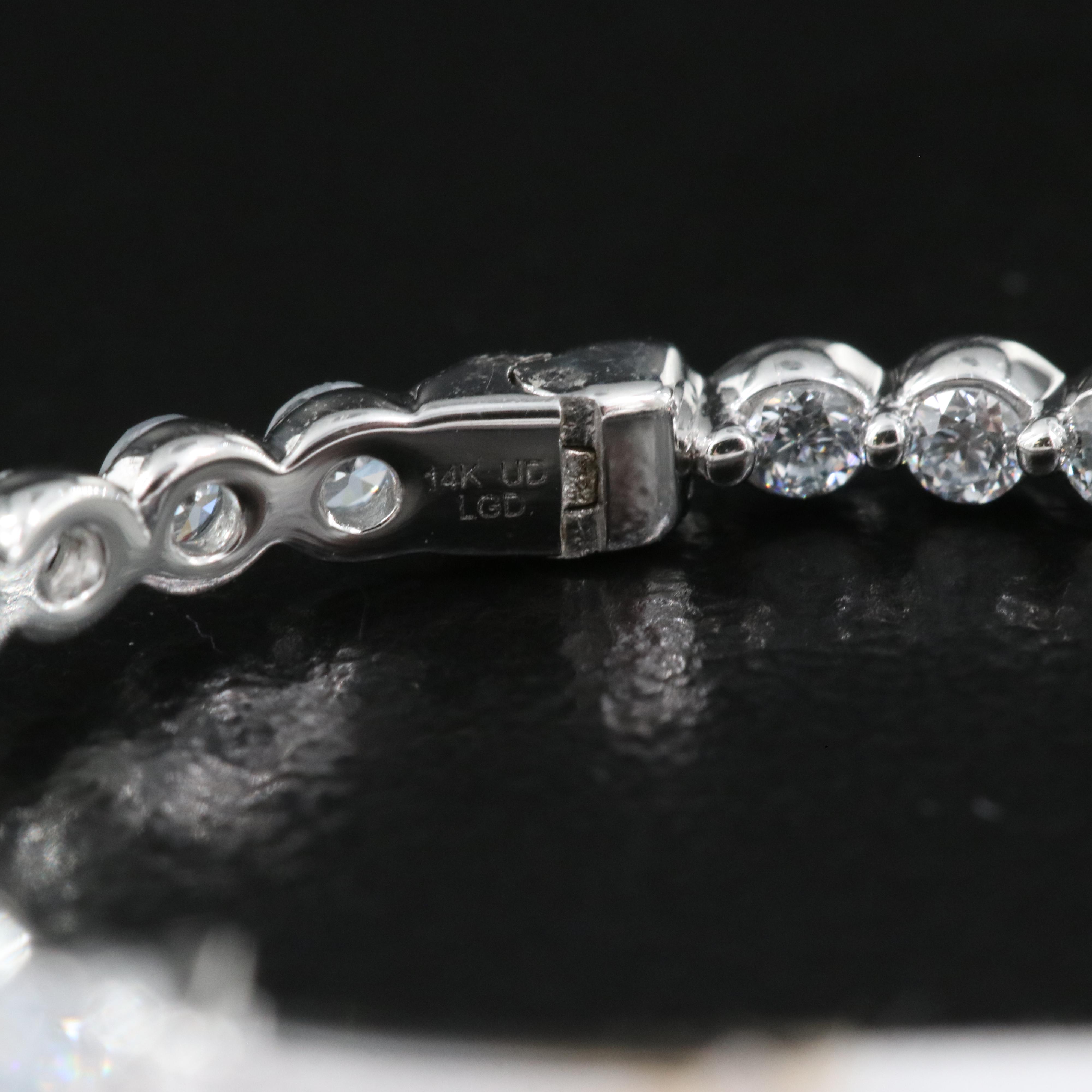 14K 1.00 CTW Lab Grown Diamond Inside Out Hoop Earrings