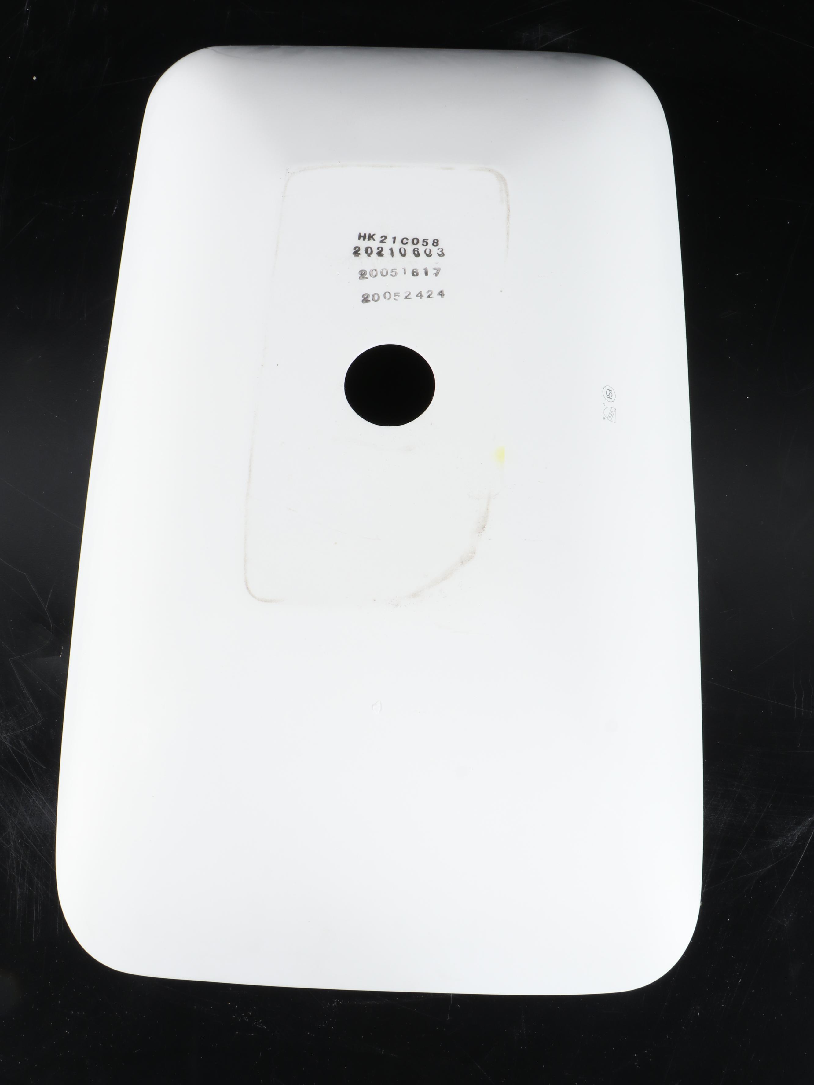 Brushed Nickel Finish Wall-Mount Bathroom Faucet with Matte Resin Vessel Sink