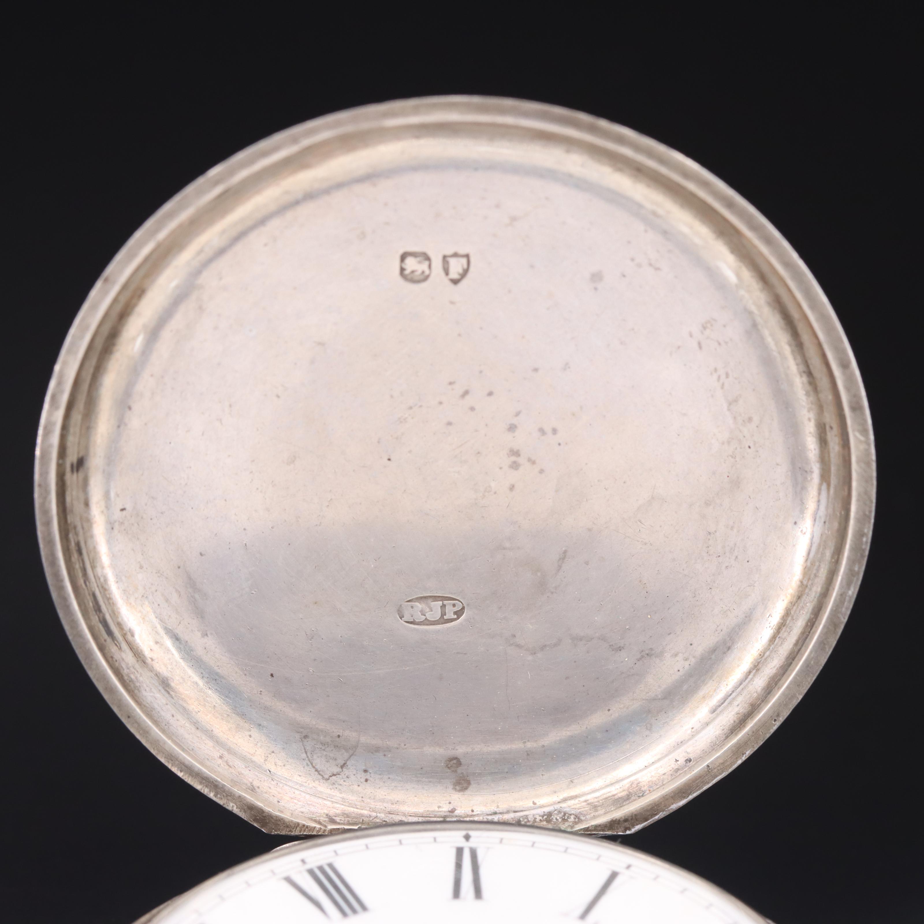 1881-82 Henry Miles of London Sterling Silver Pocket Watch