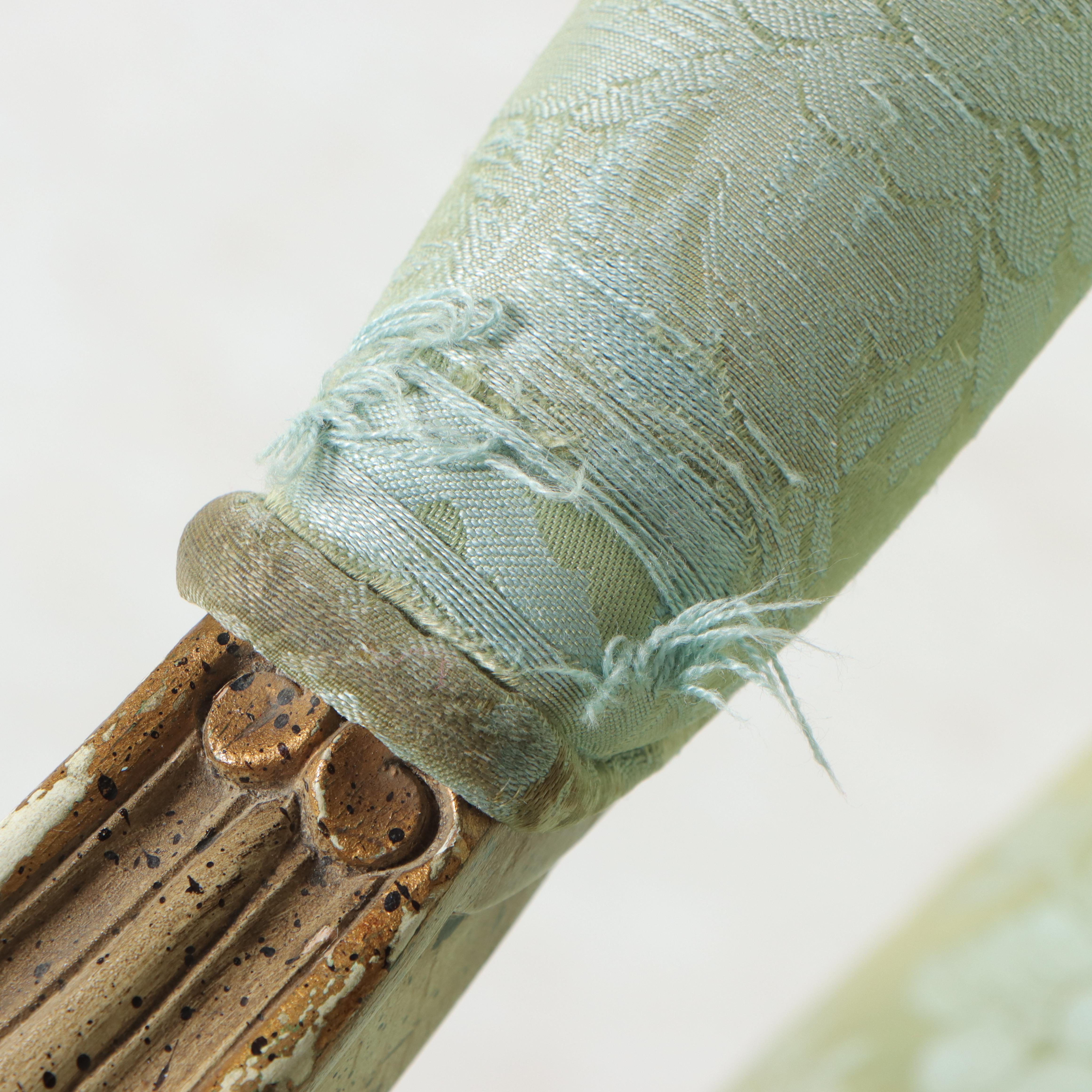 Hibriten Chair Co. Louis XV Style Painted Wooden Fauteuil, Mid-Late 20th Century