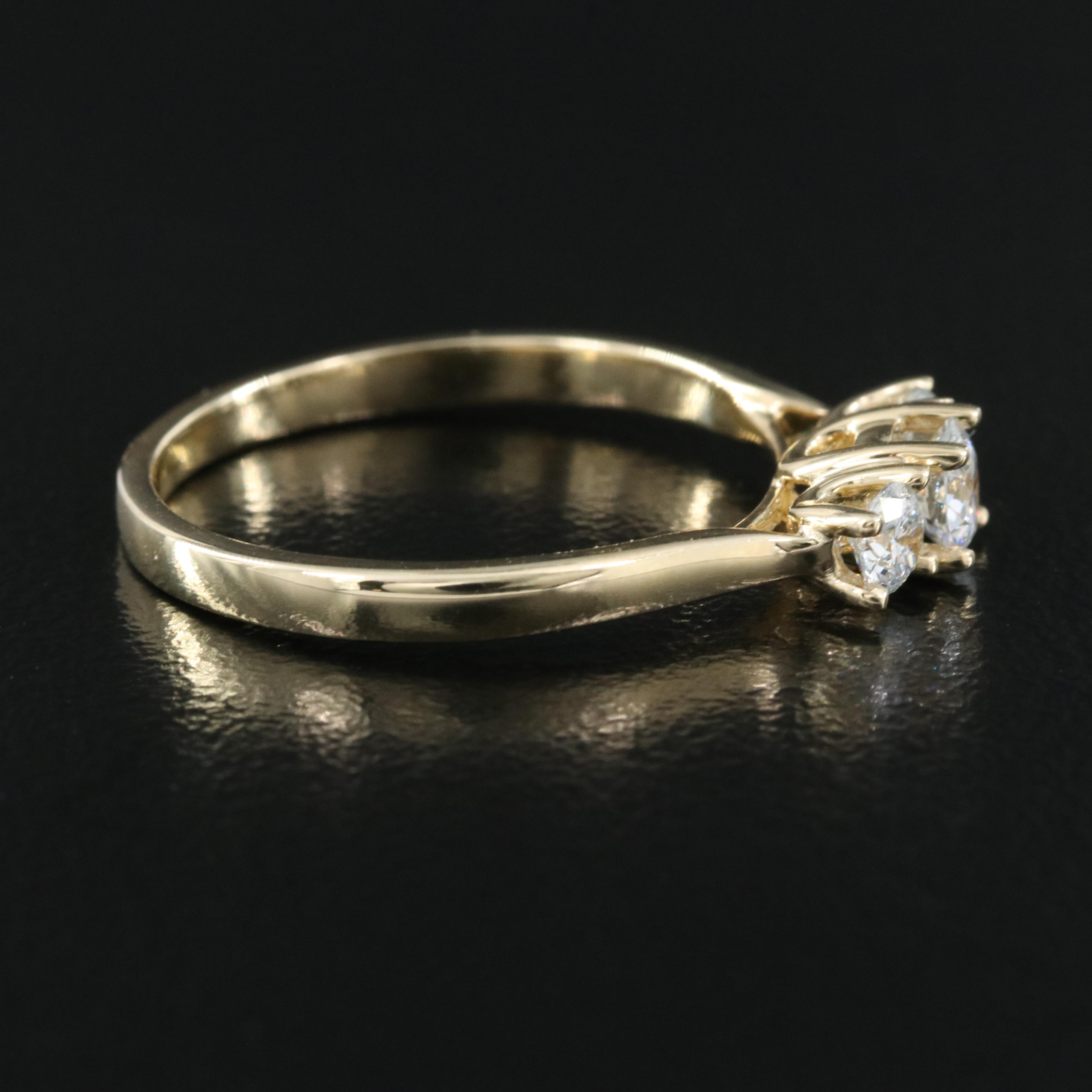 14K 0.47 CTW Lab Grown Diamond Ring with IGI Report