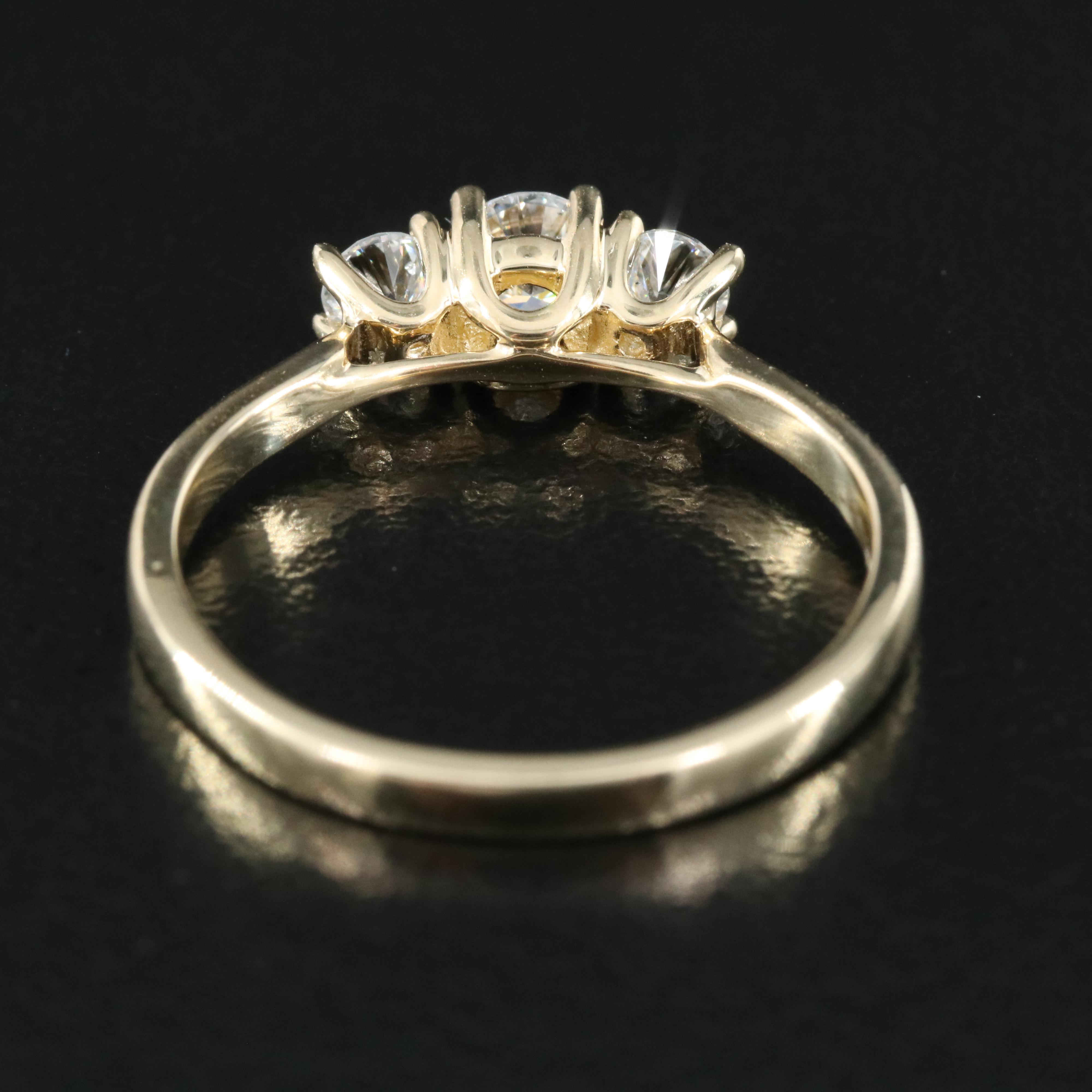 14K 0.47 CTW Lab Grown Diamond Ring with IGI Report