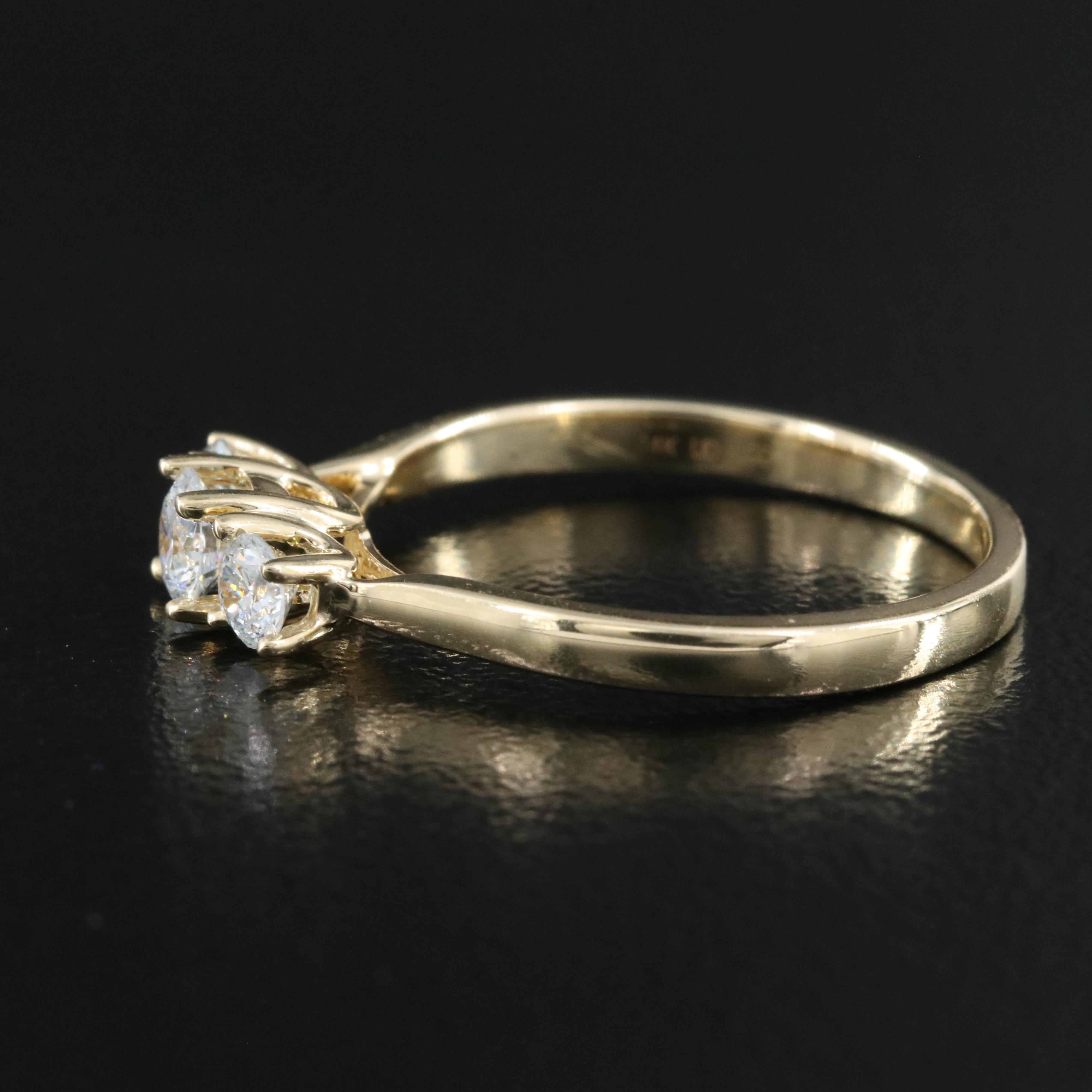 14K 0.47 CTW Lab Grown Diamond Ring with IGI Report