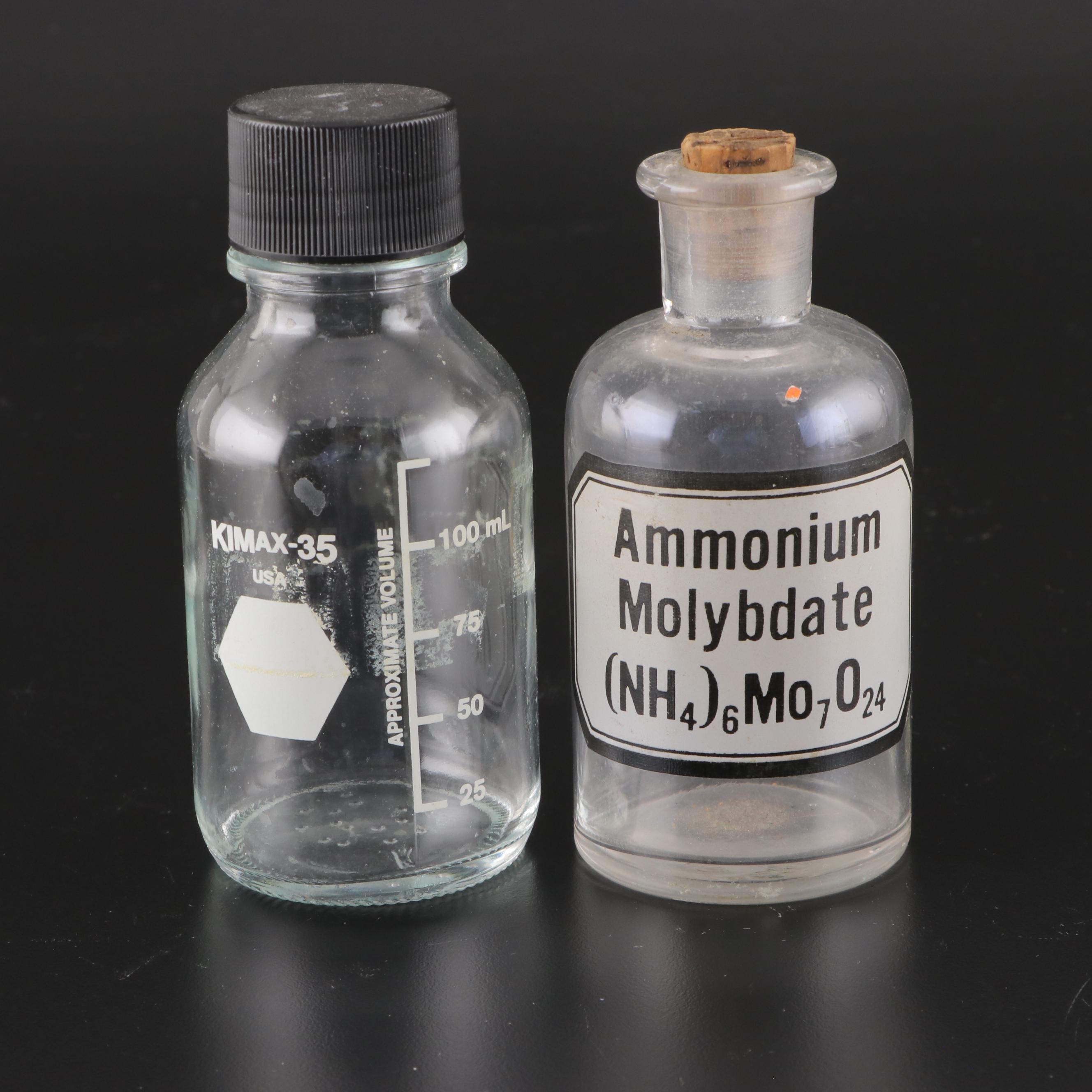 Pyrex, Kimax with Other Laboratory and Apothecary Glassware and Jars