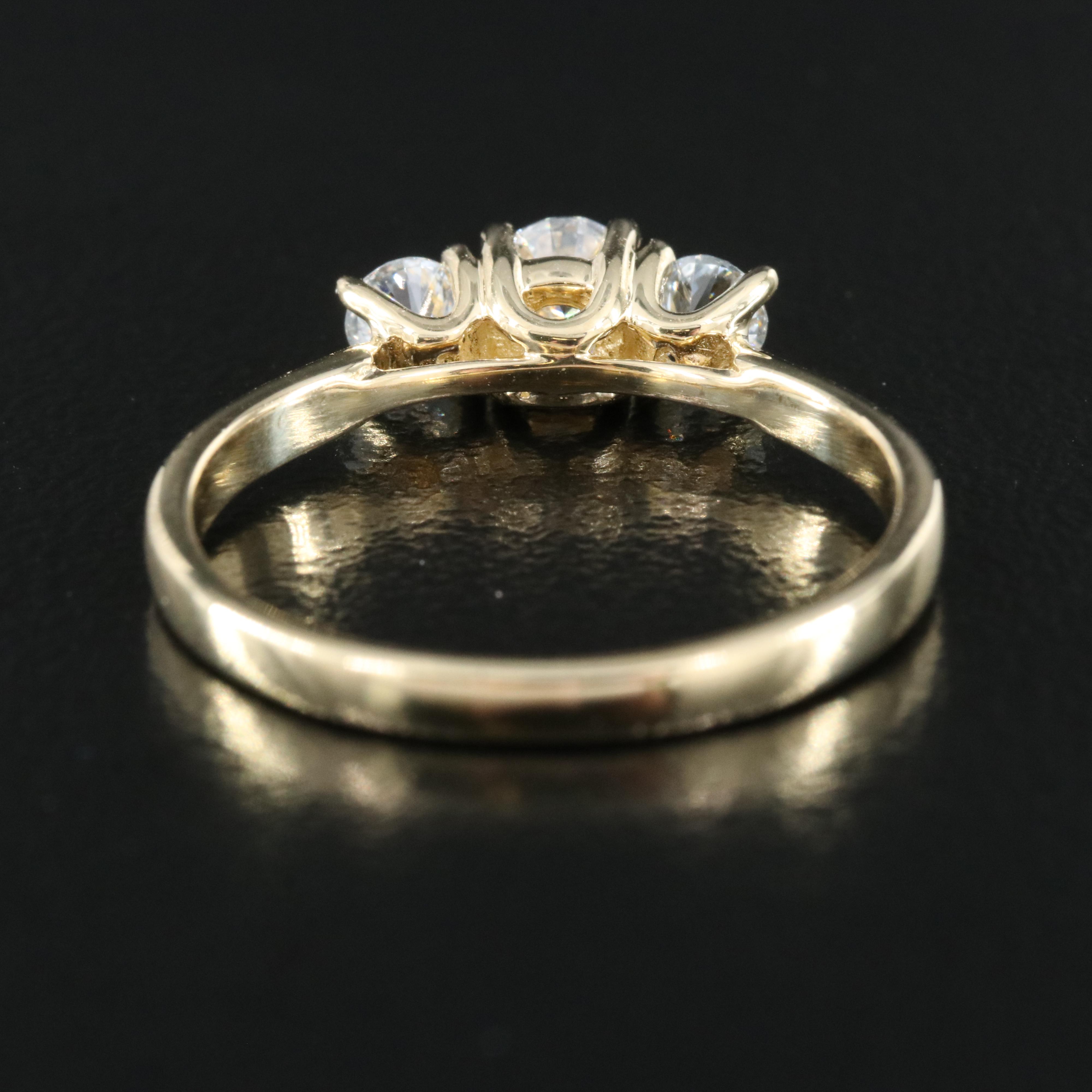 14K 0.49 CTW Lab Grown Diamond Ring with IGI Report