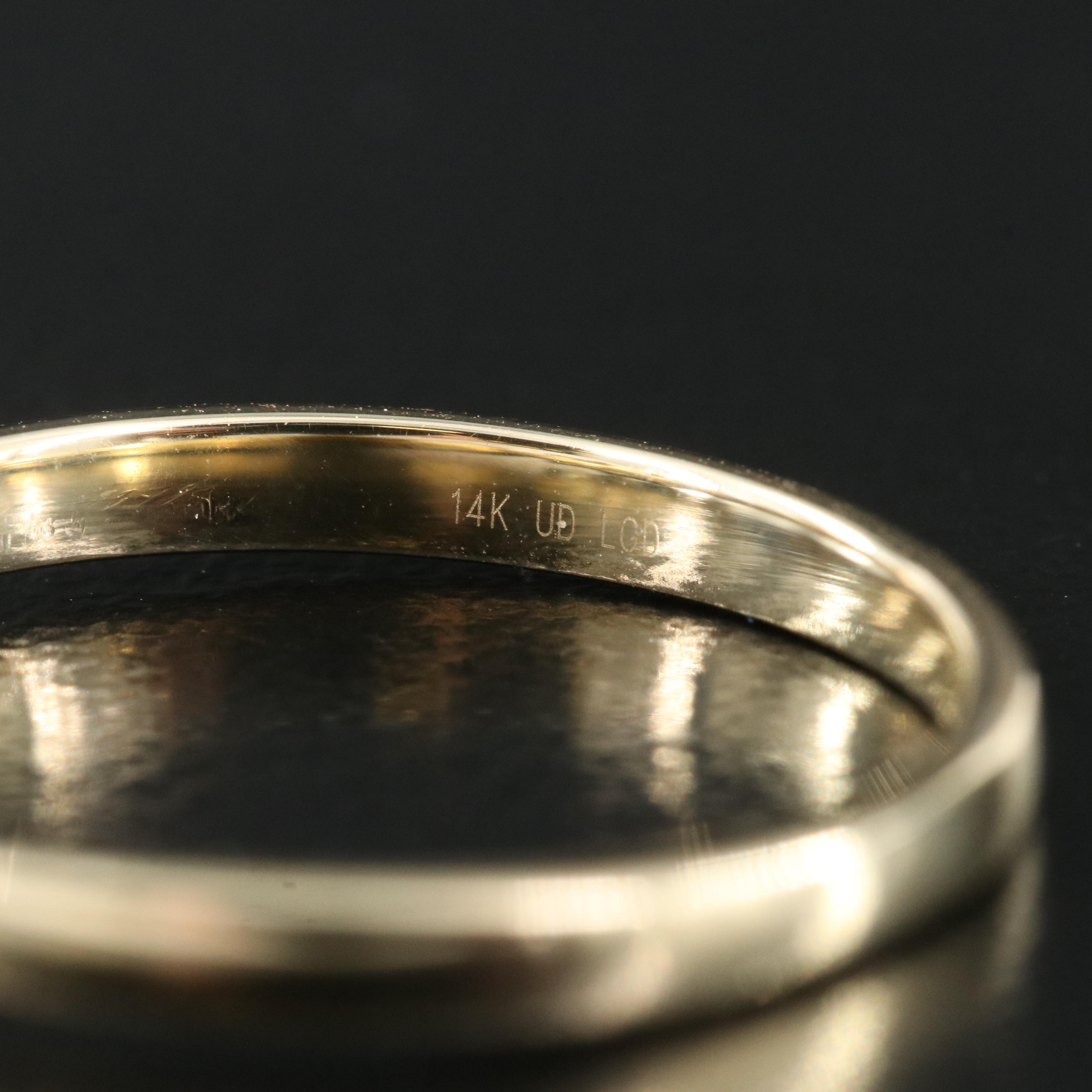 14K 0.49 CTW Lab Grown Diamond Ring with IGI Report