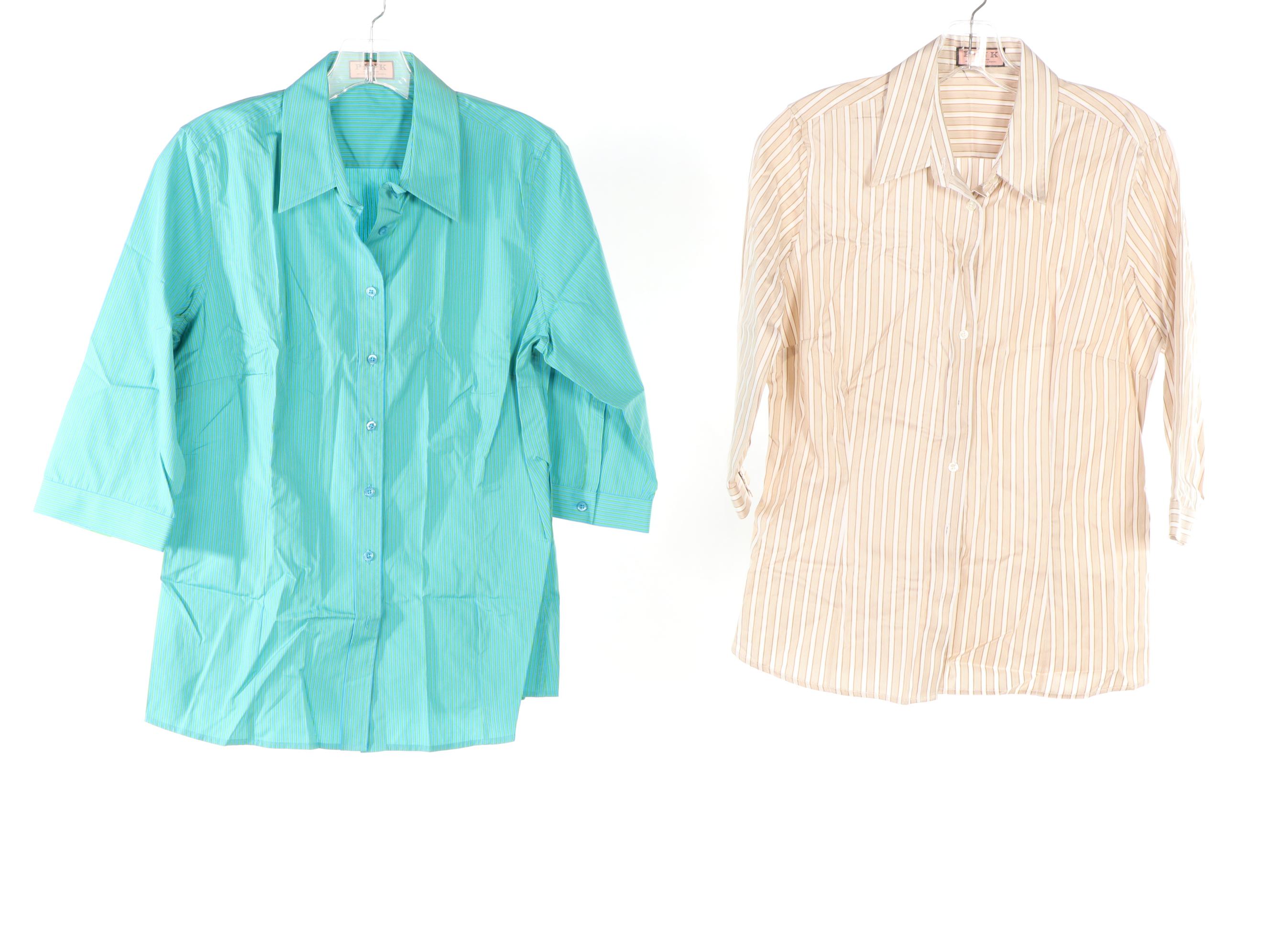 Thomas Pink Button-Down Shirts and Lauren Ralph Lauren Faux Wrap Dress