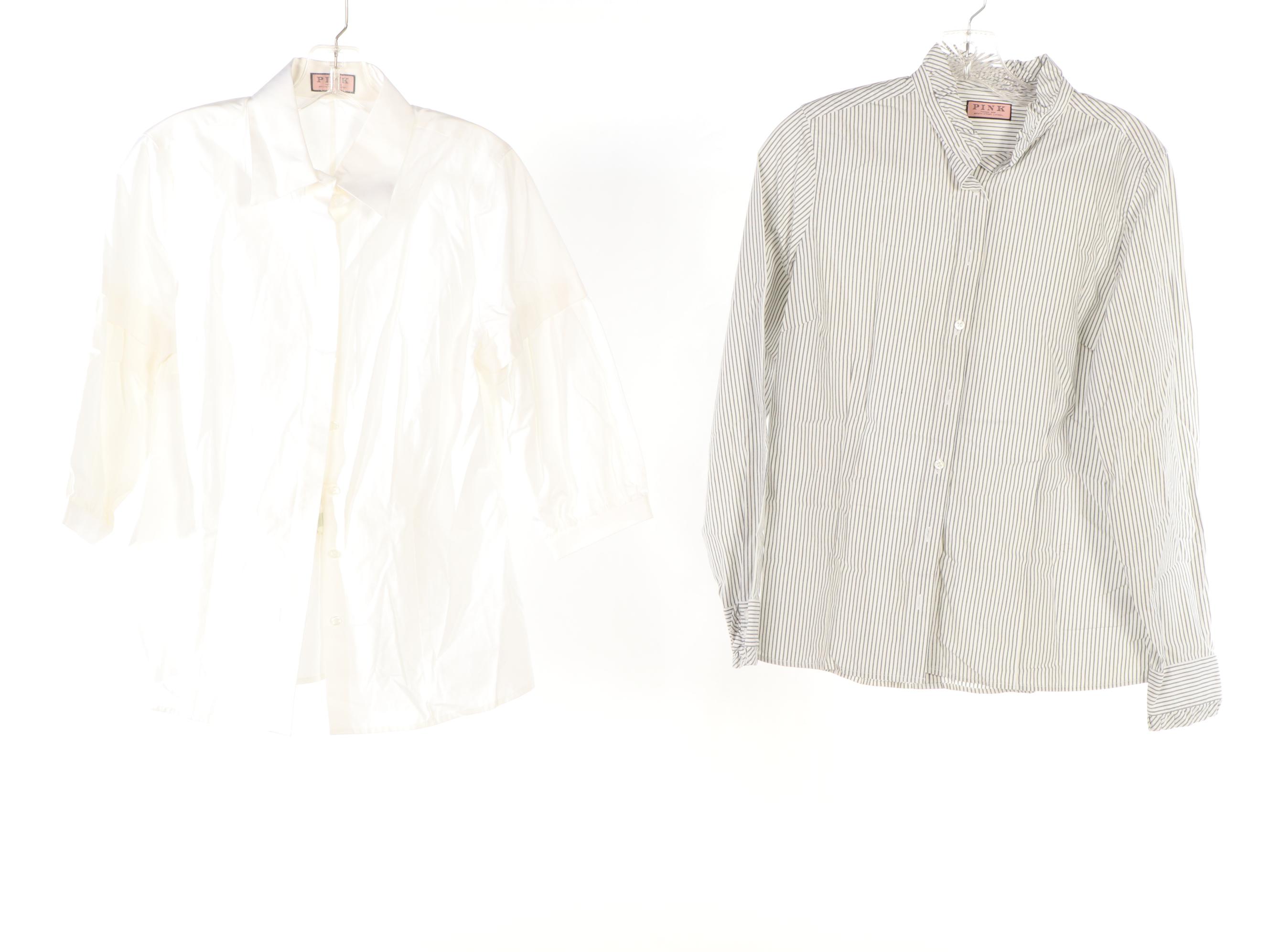 Thomas Pink Button-Down Shirts and Lauren Ralph Lauren Faux Wrap Dress