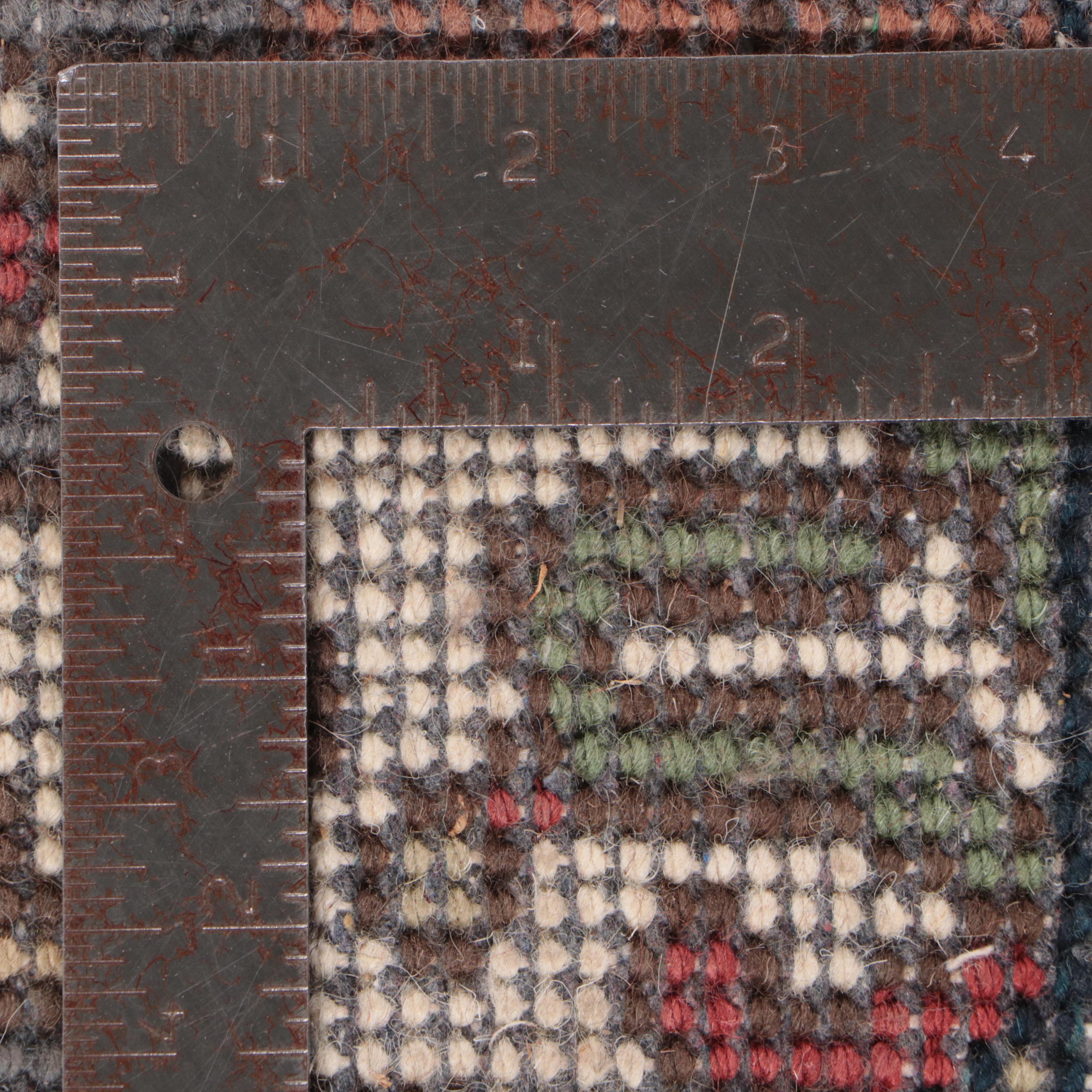 2'6 x 14'1 Hand-Knotted Indo-Persian Heriz Serapi Carpet Runner