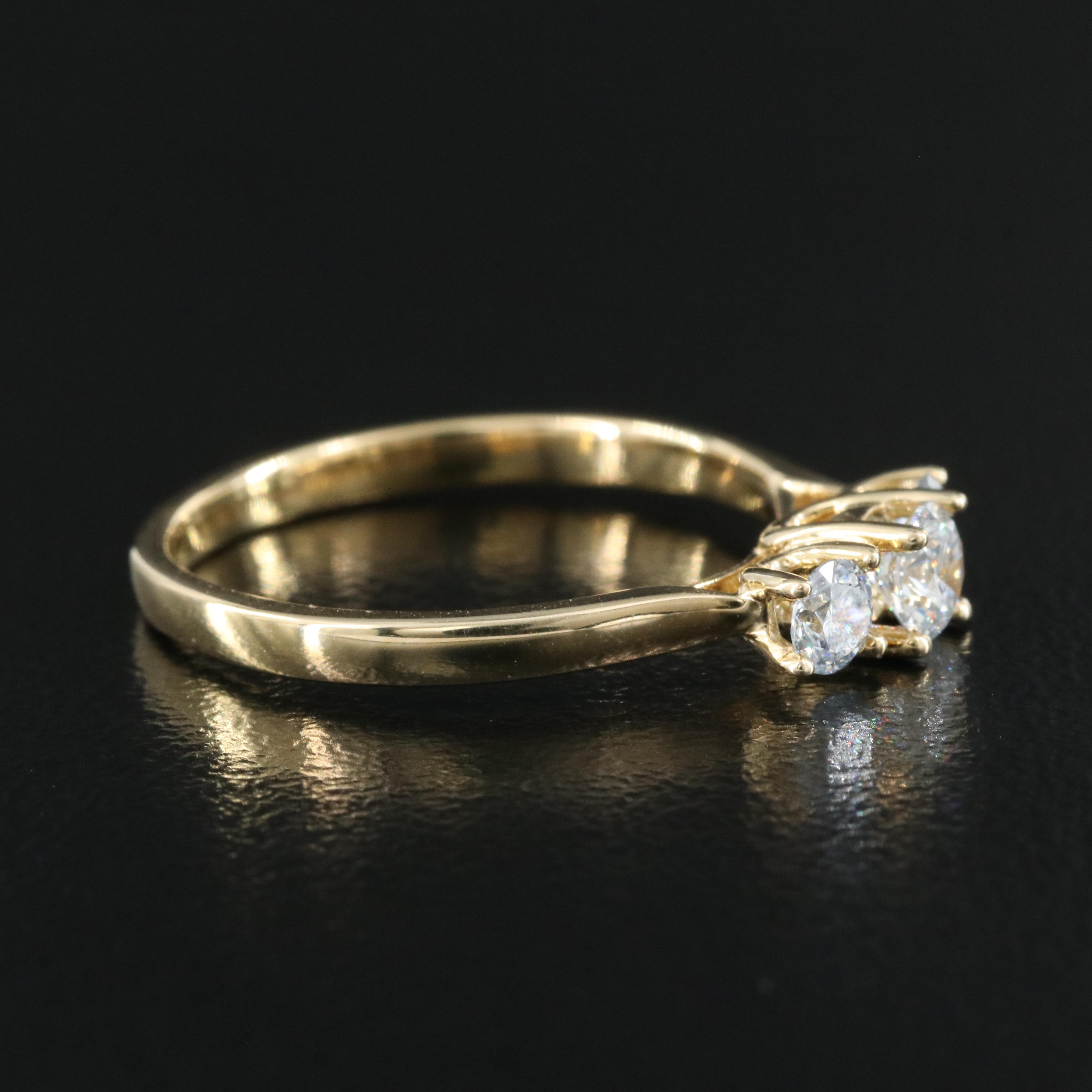 14K 0.47 CTW Lab Grown Diamond Ring with IGI Report