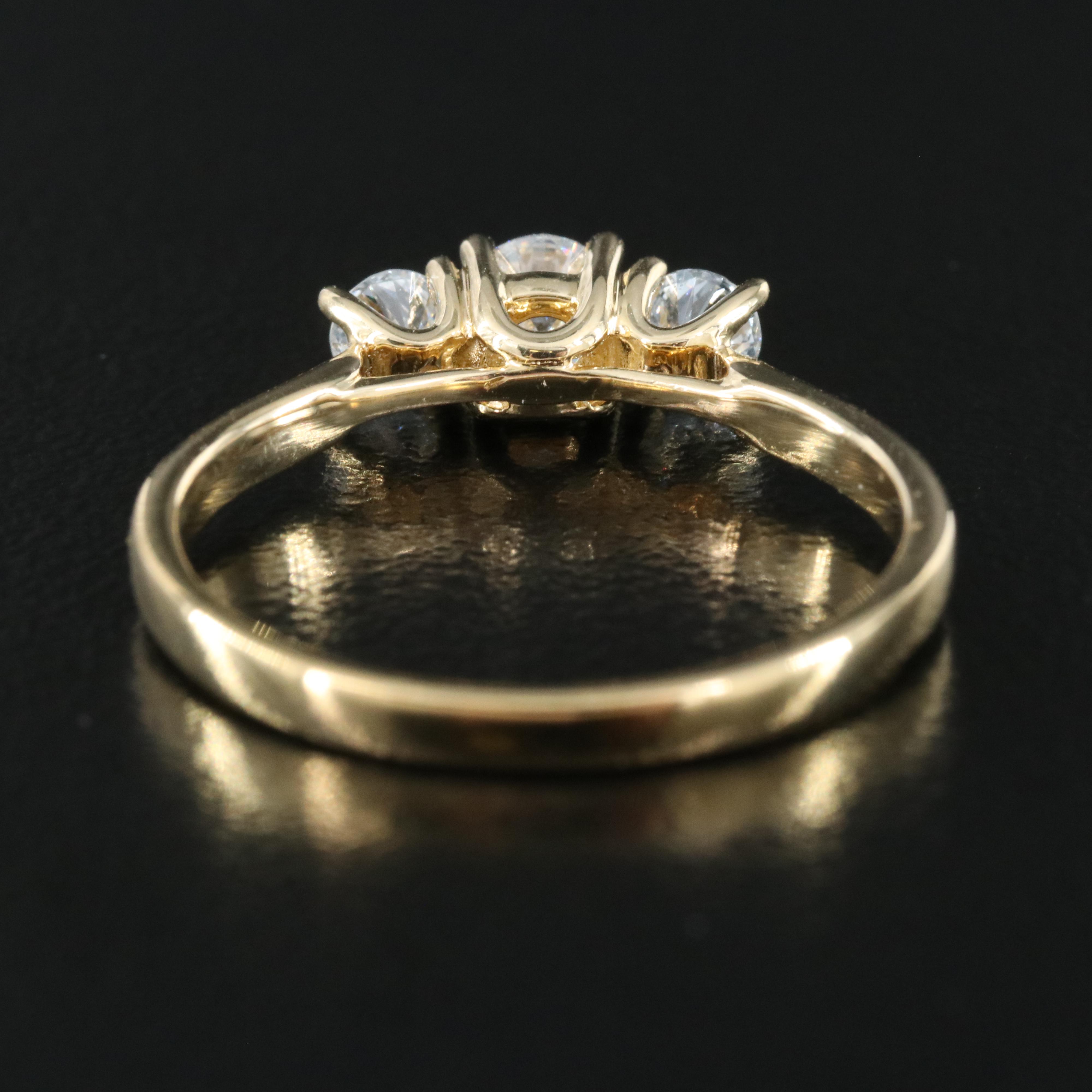 14K 0.47 CTW Lab Grown Diamond Ring with IGI Report