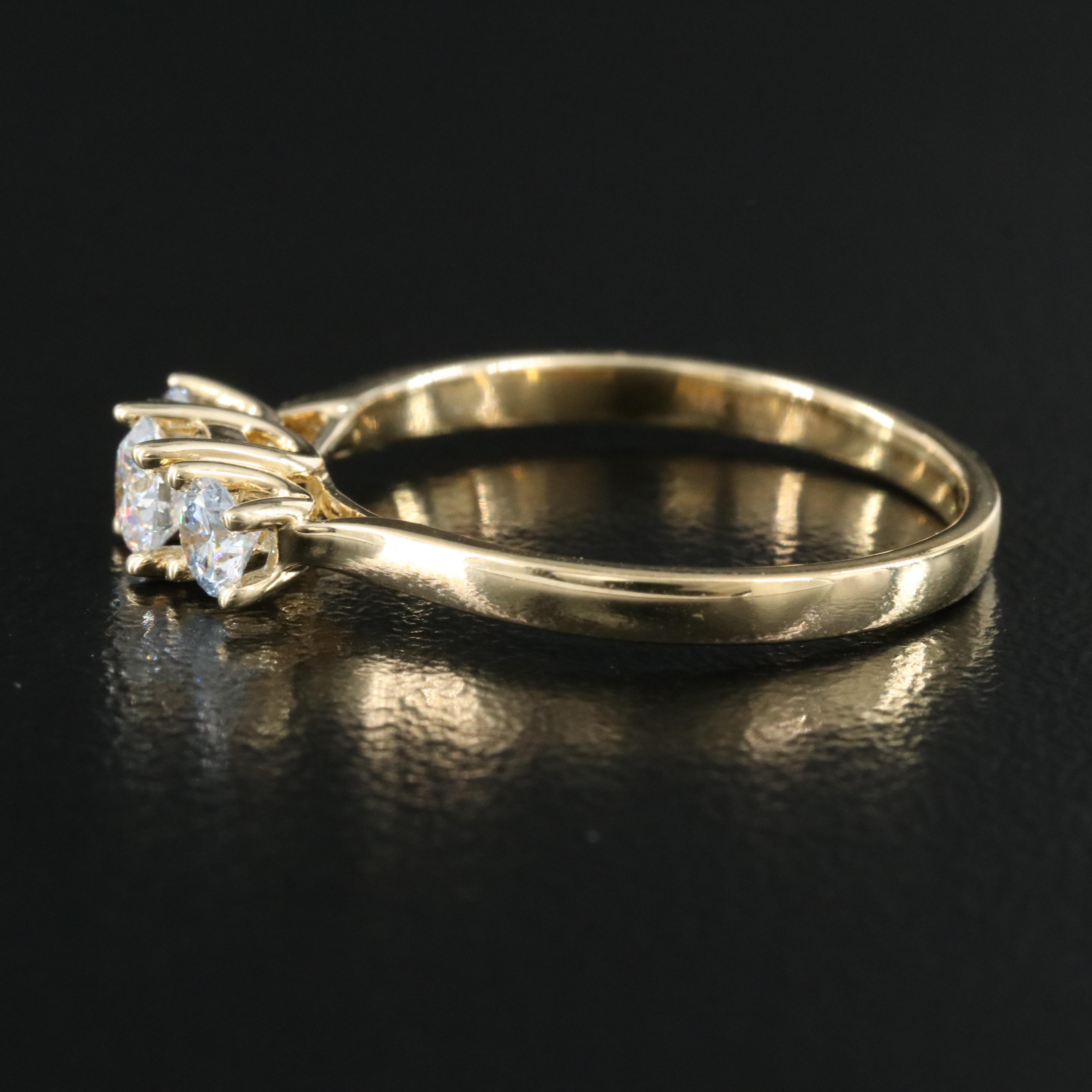 14K 0.47 CTW Lab Grown Diamond Ring with IGI Report