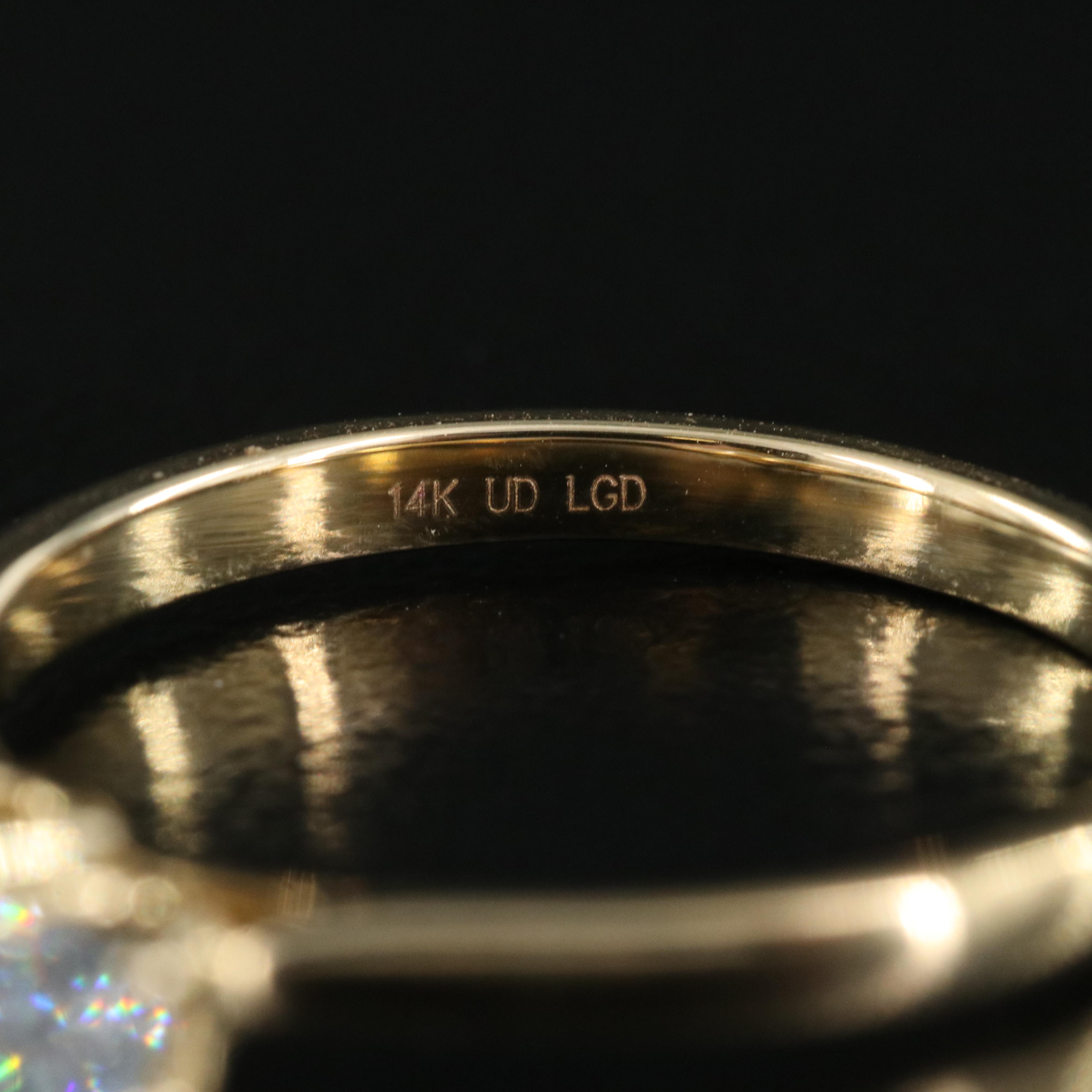 14K 0.47 CTW Lab Grown Diamond Ring with IGI Report