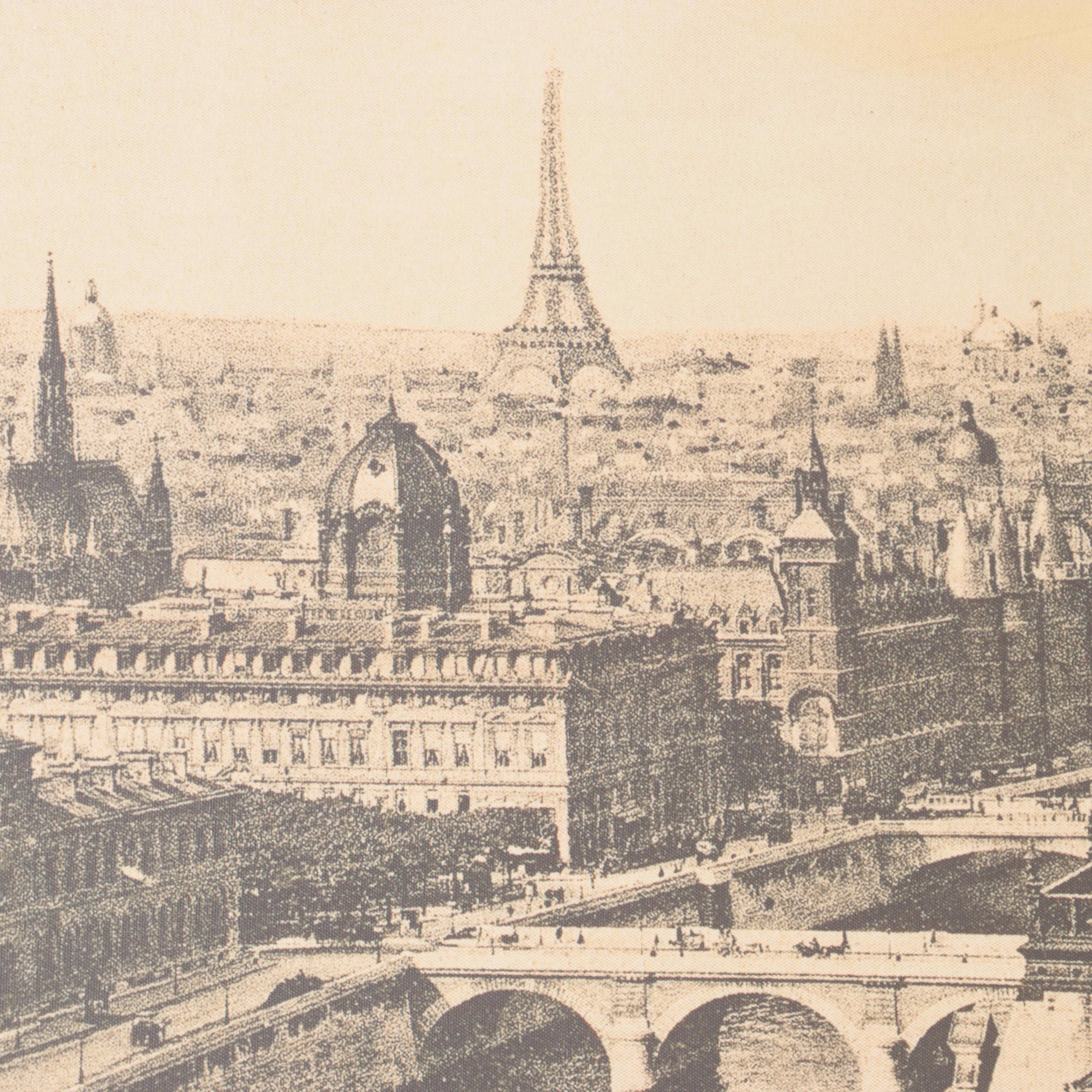 Large Scale Giclée "Panorama de Paris," Late 20th Century