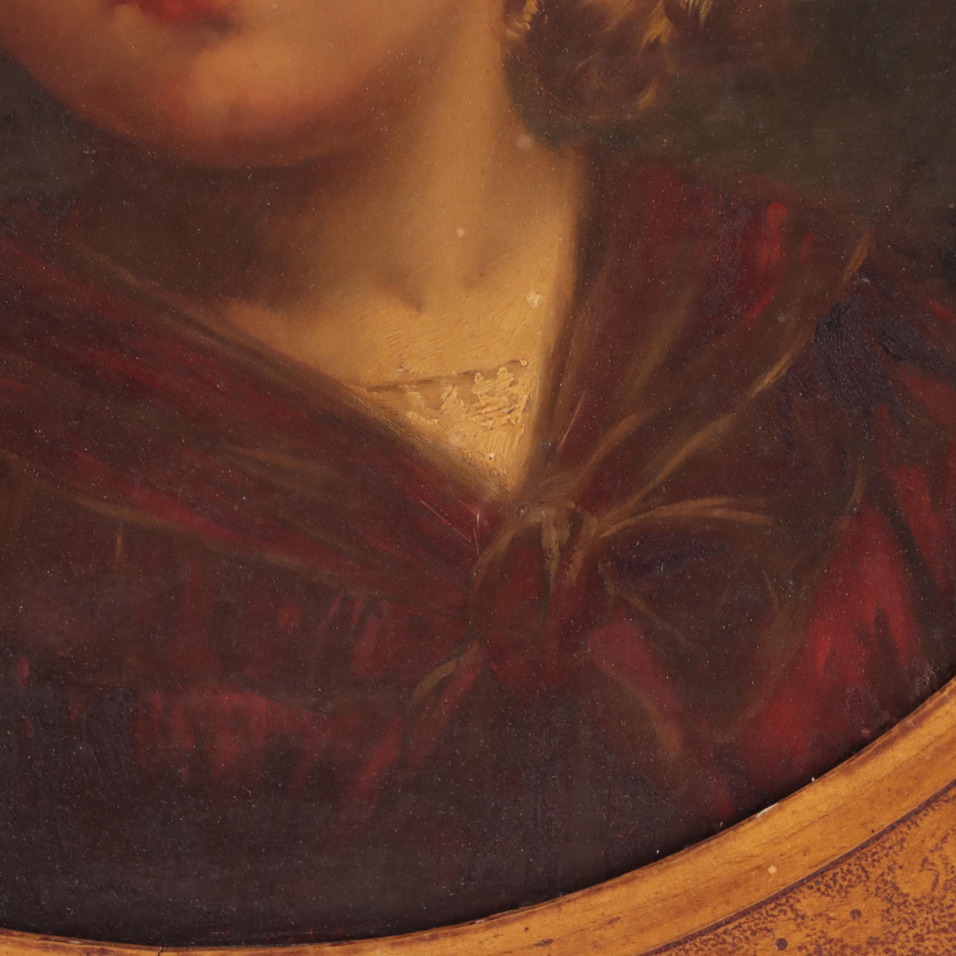 Fr. Ahrendt Portrait Oil Painting of Child "Angelica"