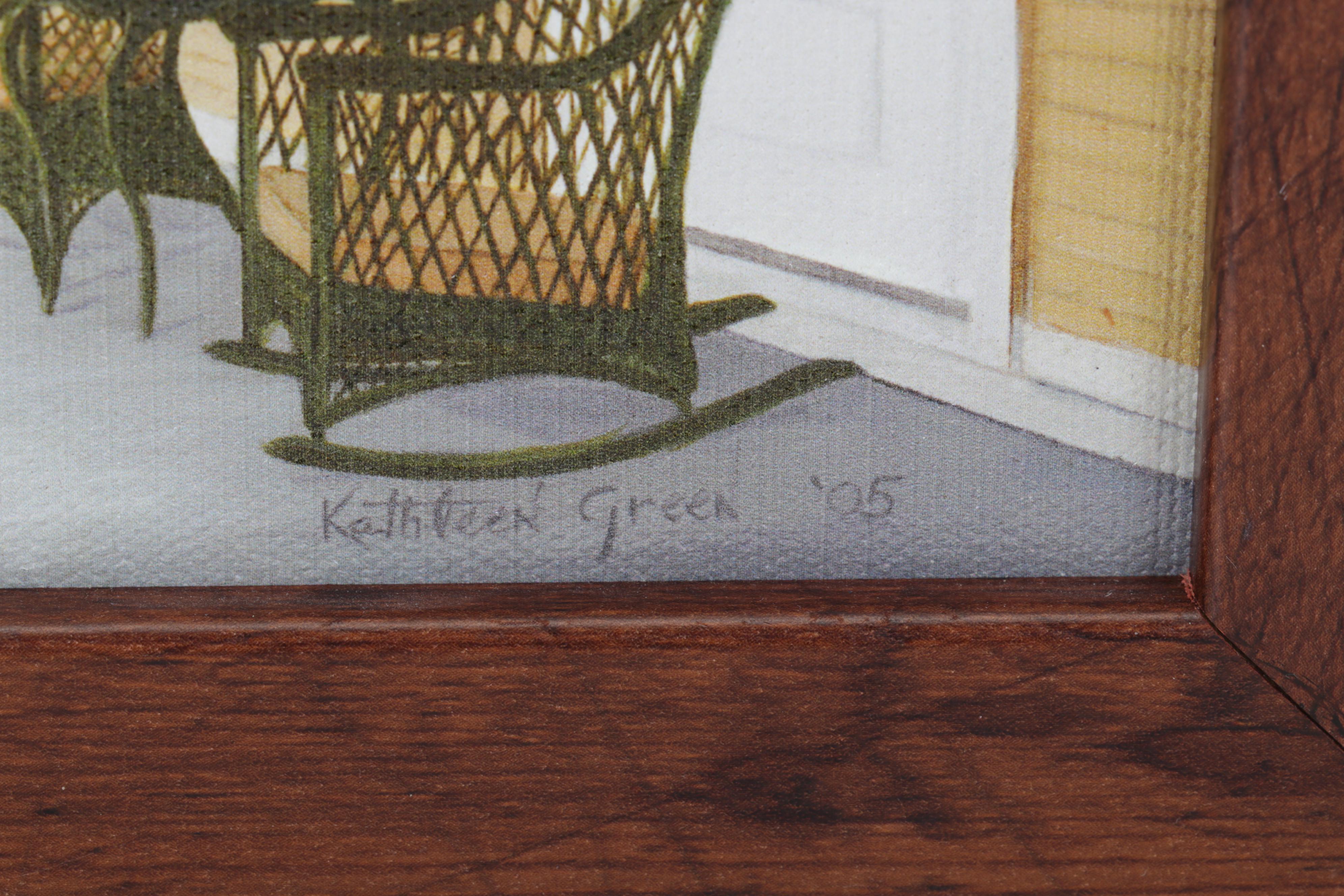 Kathleen Green Giclées "Griswold Museum" and "Piano," 21st Century