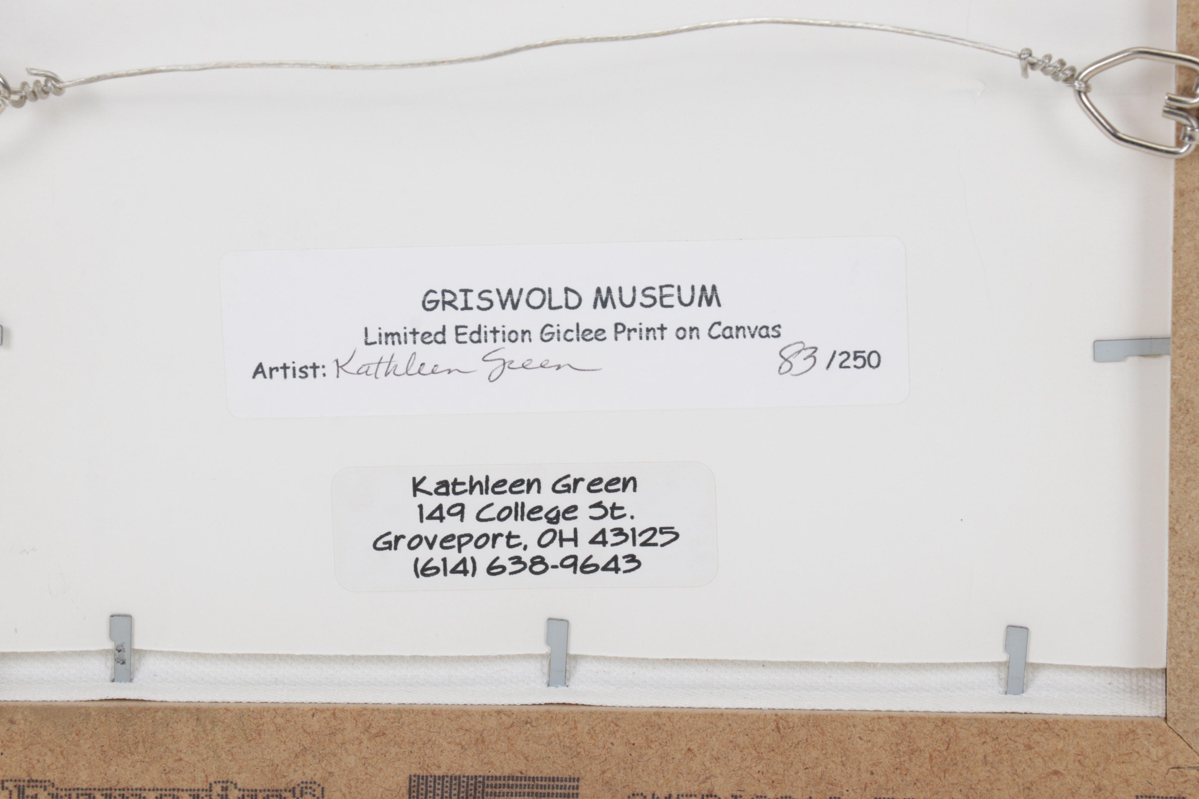 Kathleen Green Giclées "Griswold Museum" and "Piano," 21st Century
