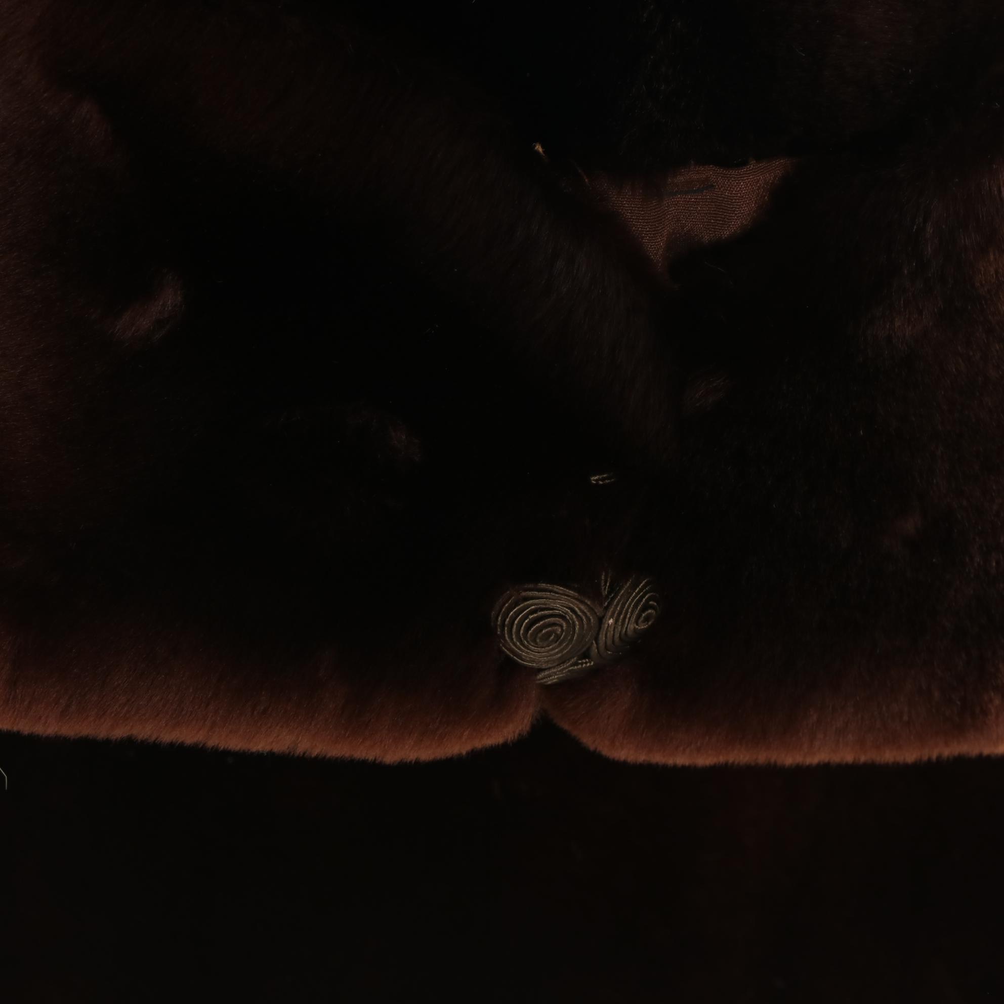 Mahogany Mouton Fur Jacket by Lowenthal's