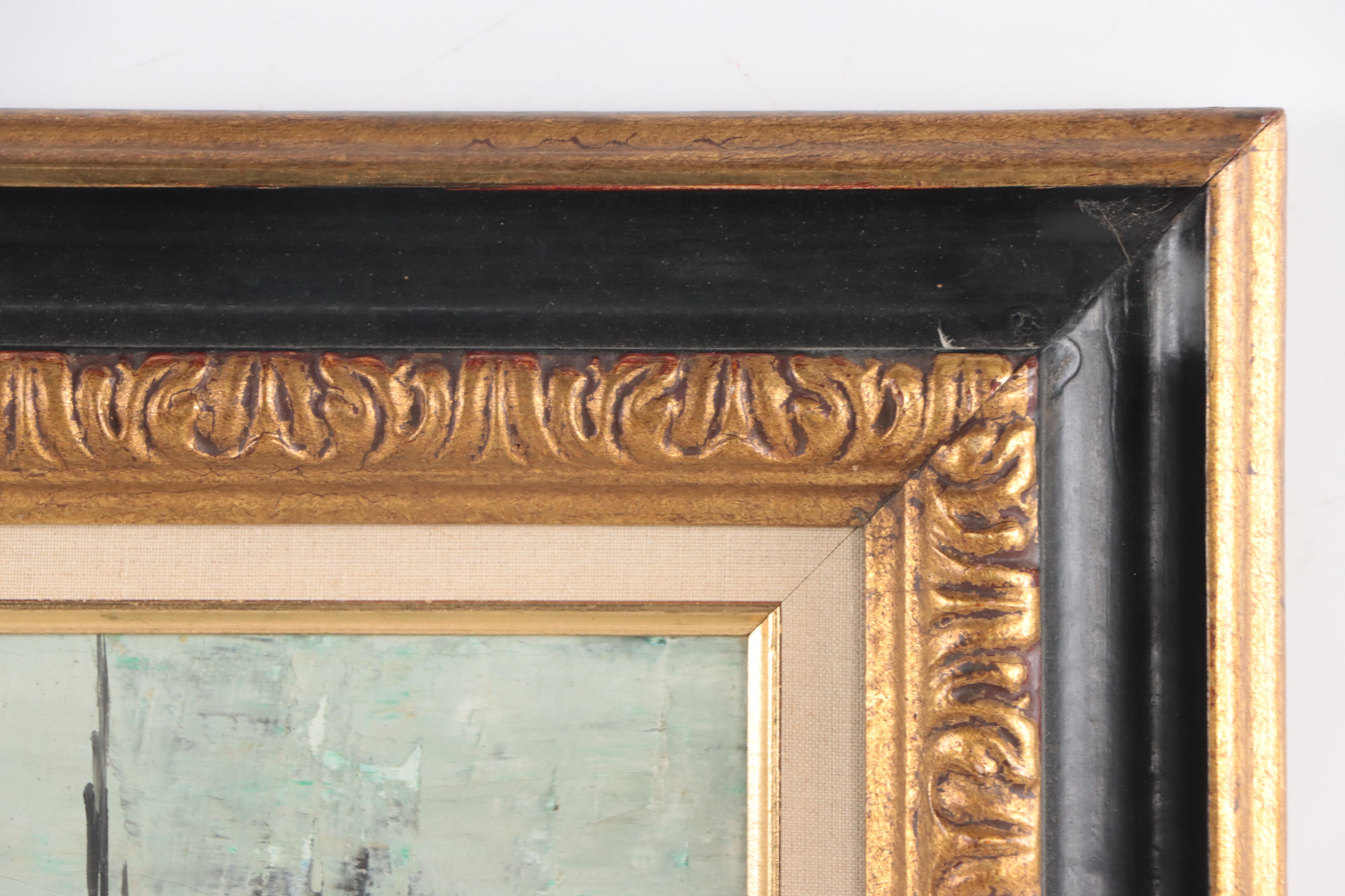 Efraim Modzelevich Abstract Landscape Oil Painting