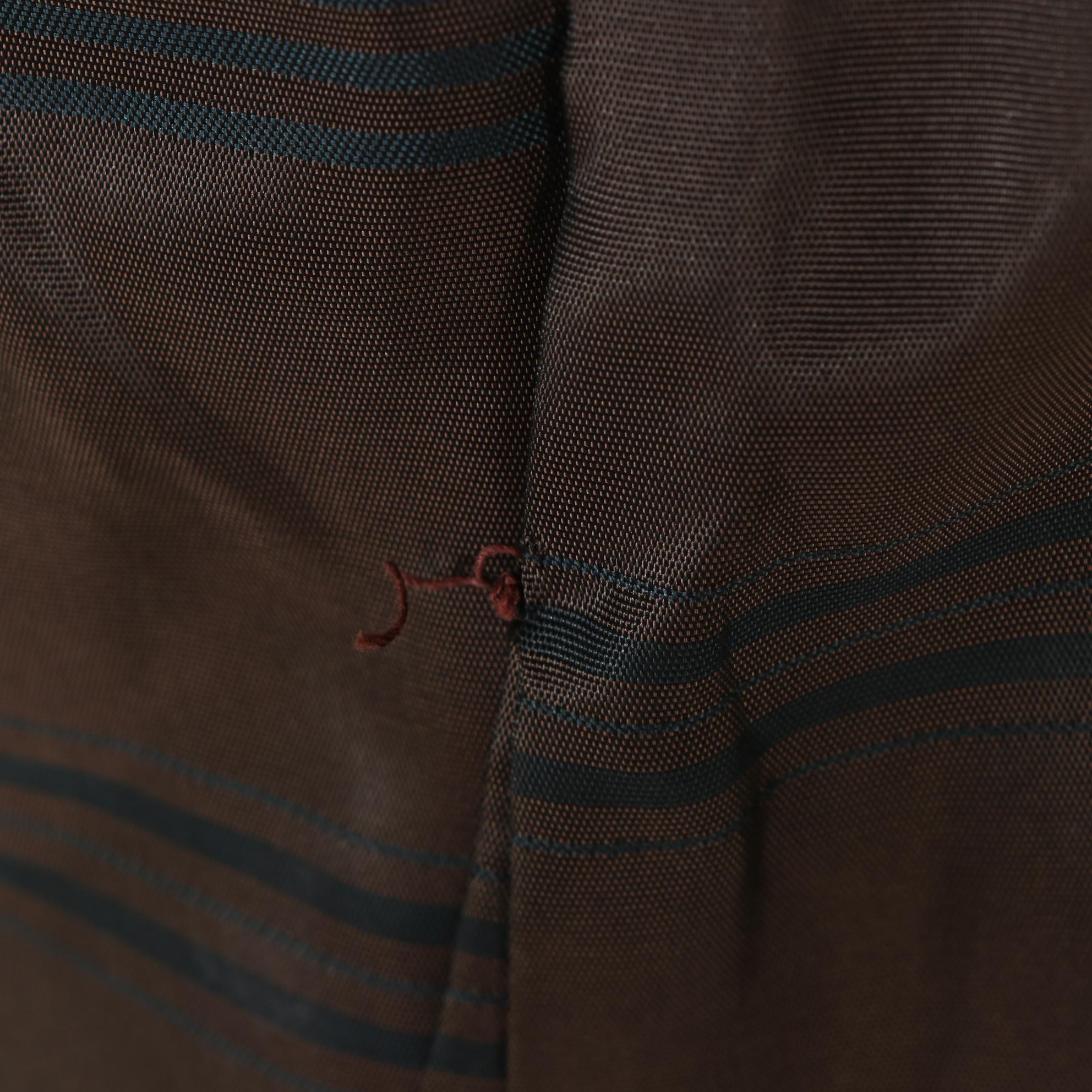 Mahogany Dyed Mouton Fur Jacket with Turned-Back Cuffs