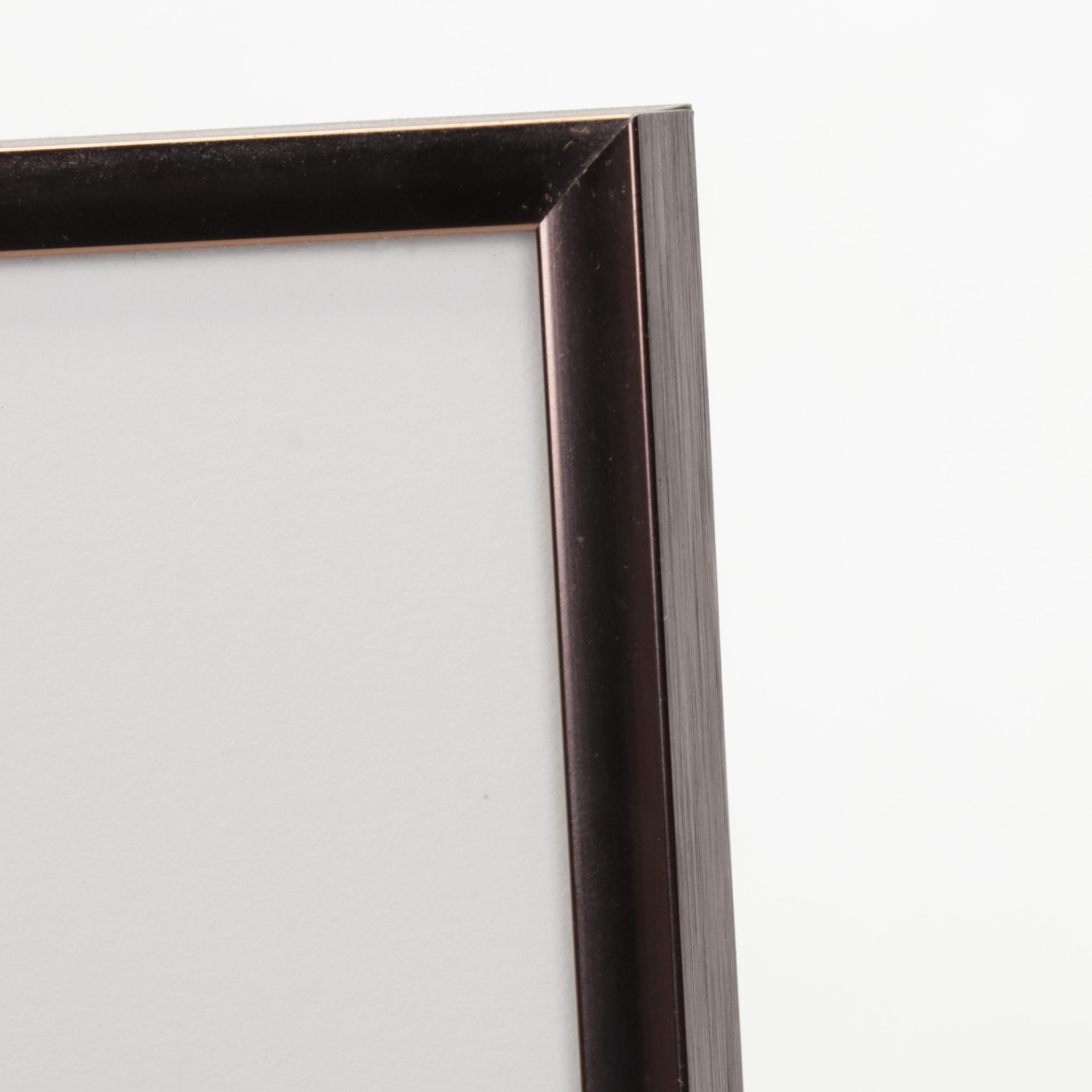 Laura Strowe Etching with Aquatint "View From Jean's," Circa 1980