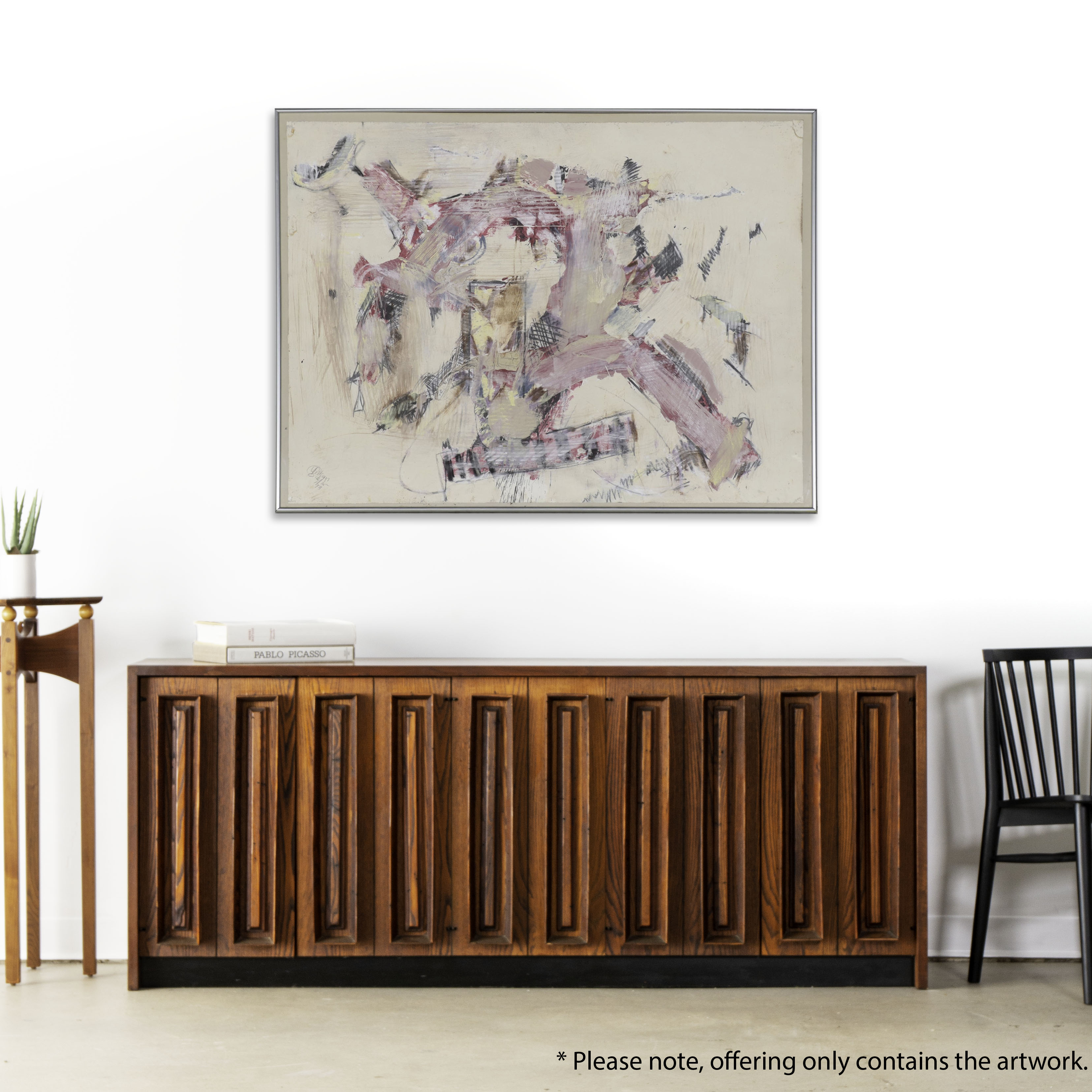 William "Bill" Clifford Taylor Mixed Media "Homage to Thelonious Monk," 1993