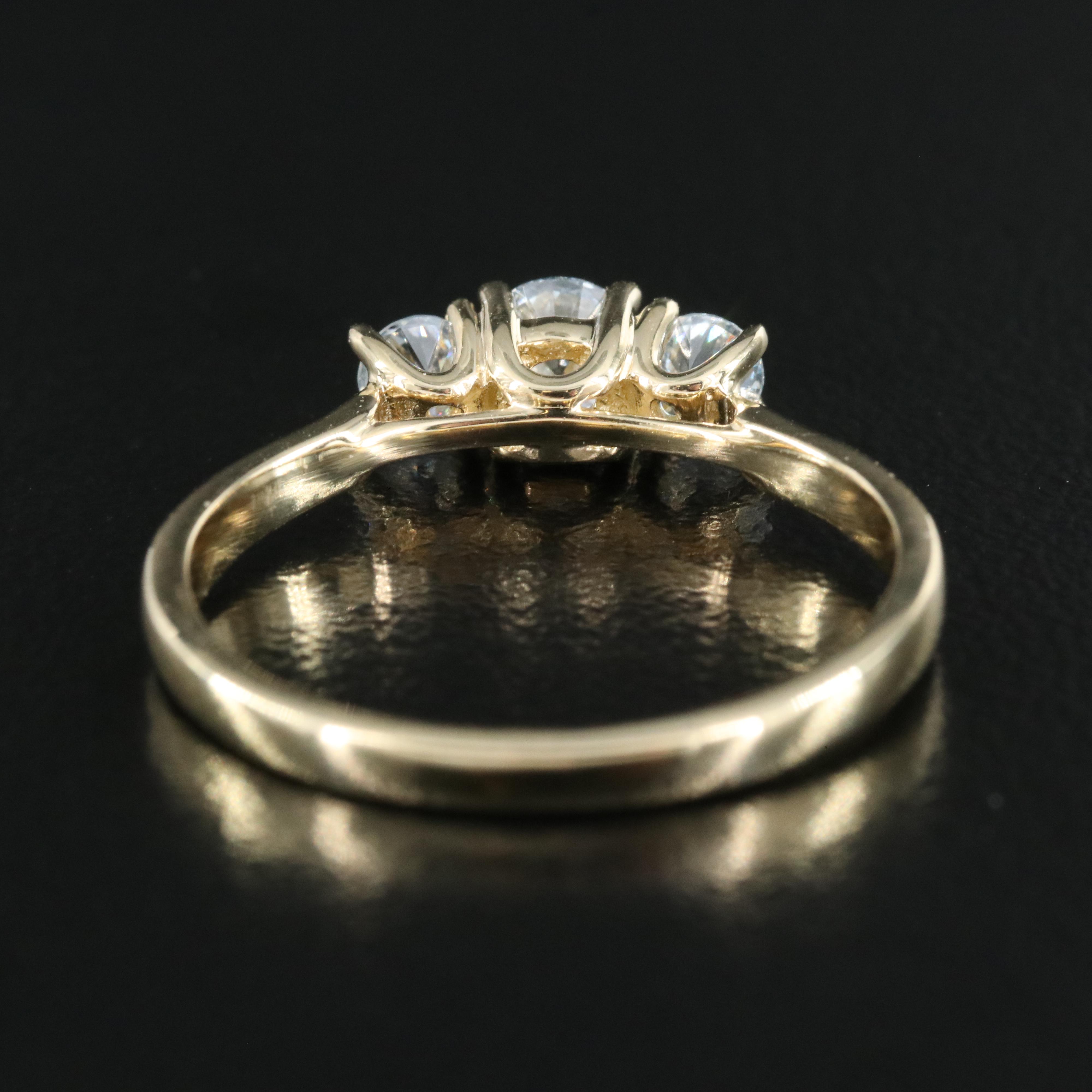 14K 0.48 CTW Lab Grown Diamond Ring with IGI Report