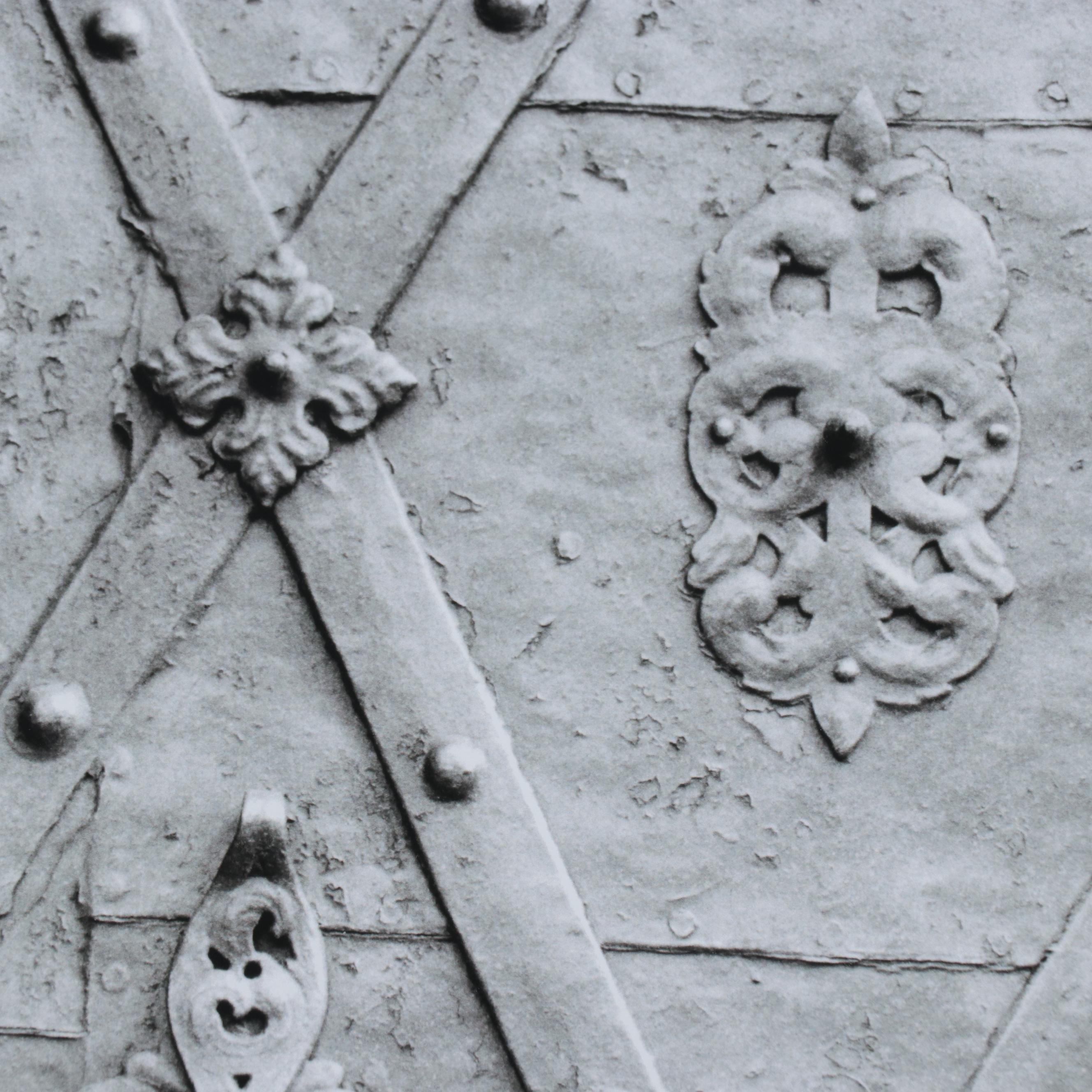 Monochromatic Giclées of Ornate Doors, 21st Century