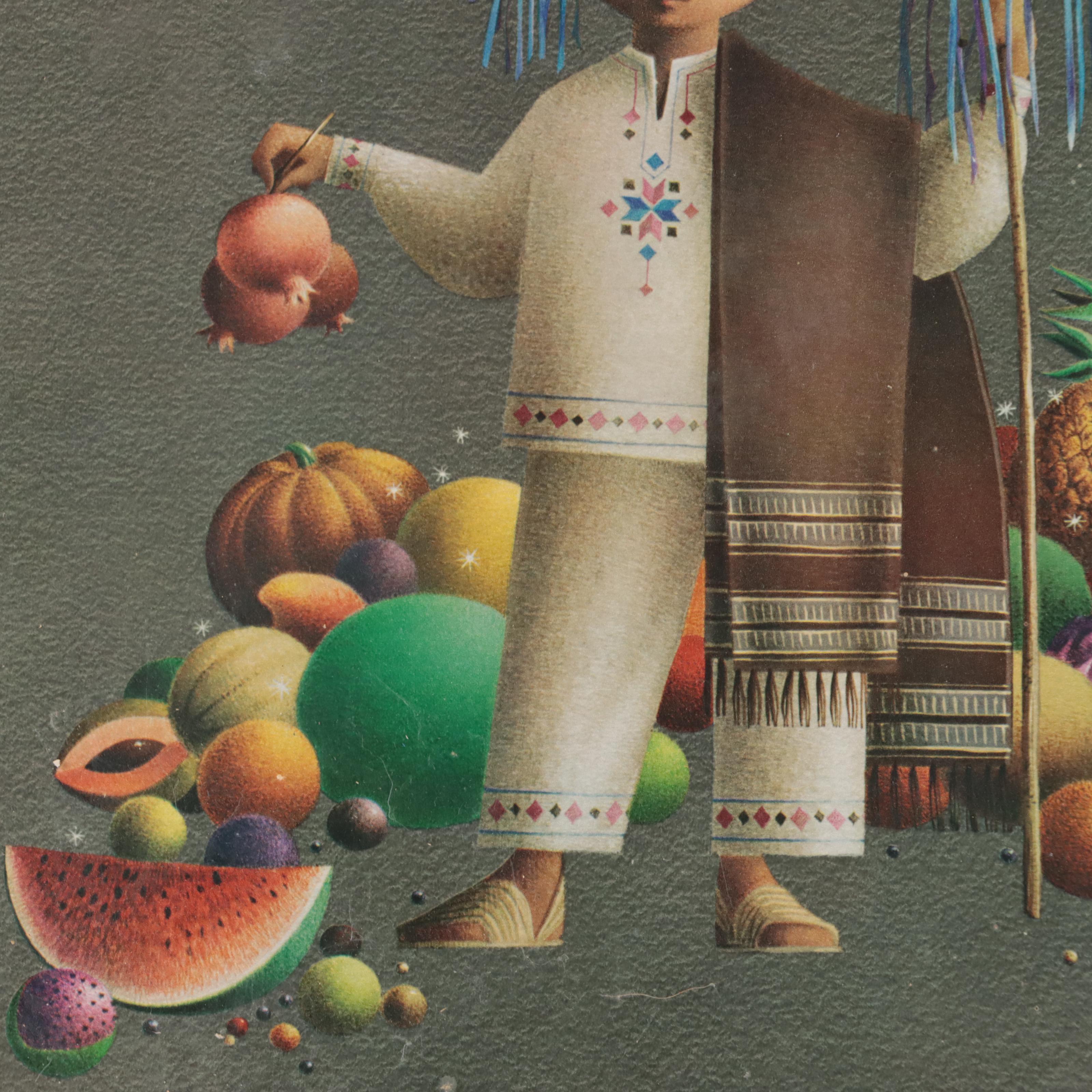 Giclées After Alejandro Rangel Hidalgo Including "The Little Bird Vendor"