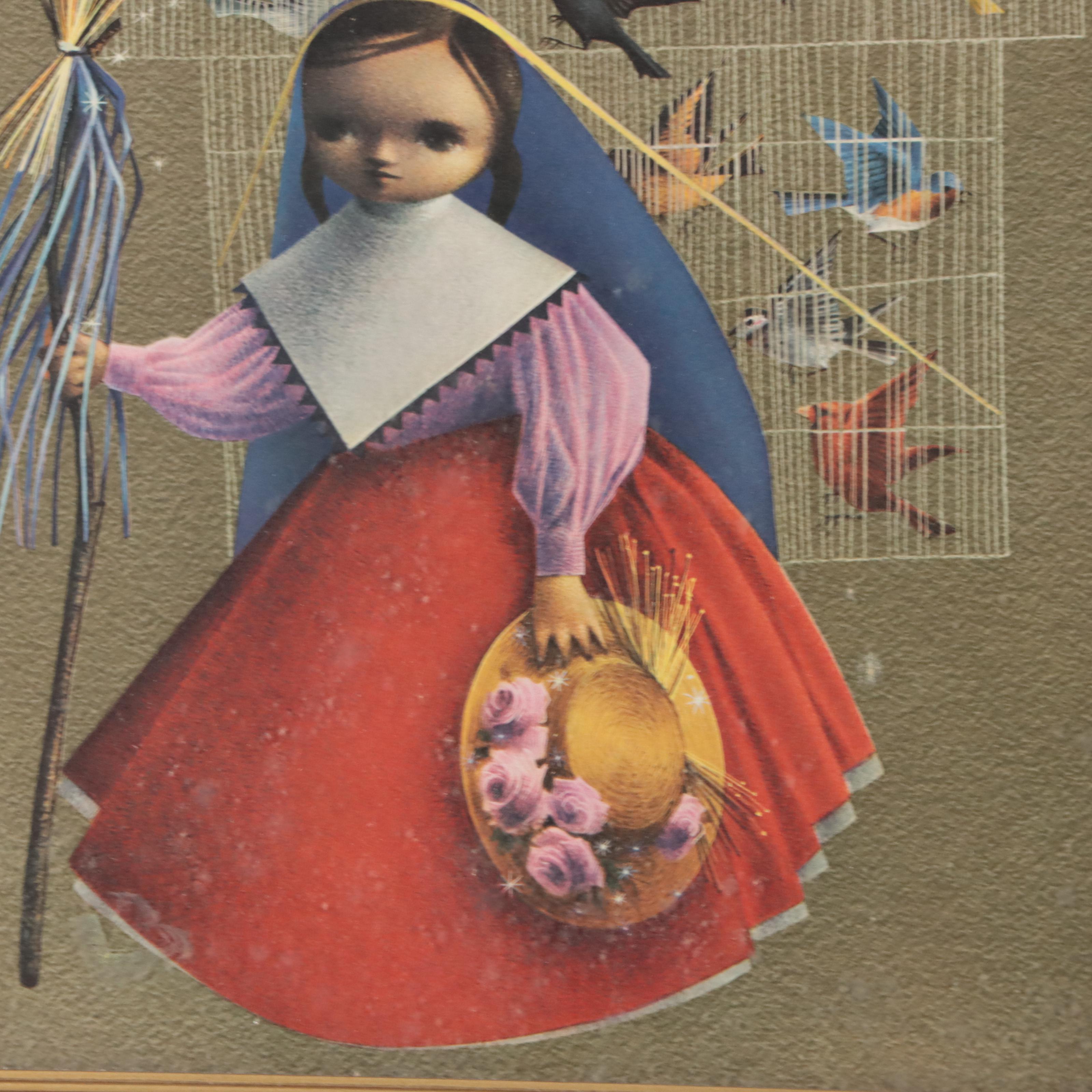 Giclées After Alejandro Rangel Hidalgo Including "The Little Bird Vendor"