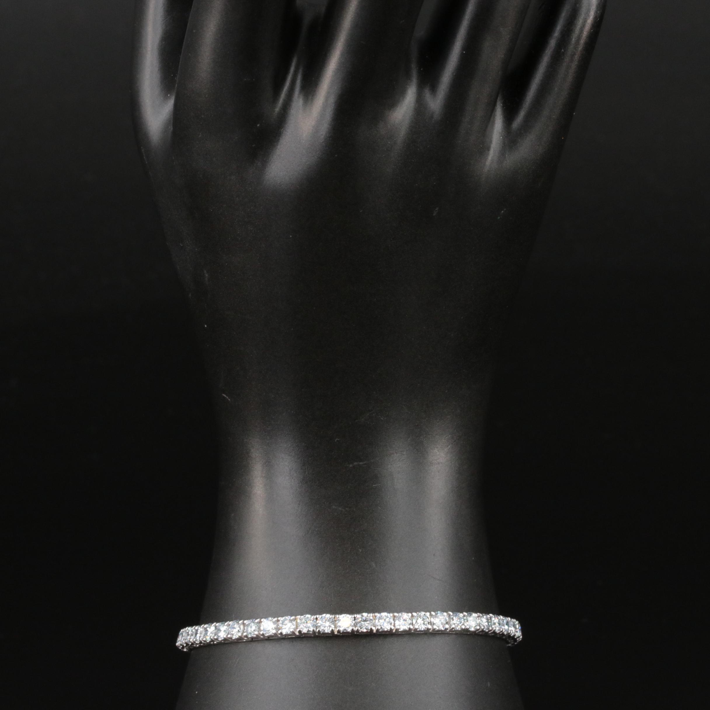 14K 7.00 CTW Lab Grown Diamond Line Bracelet