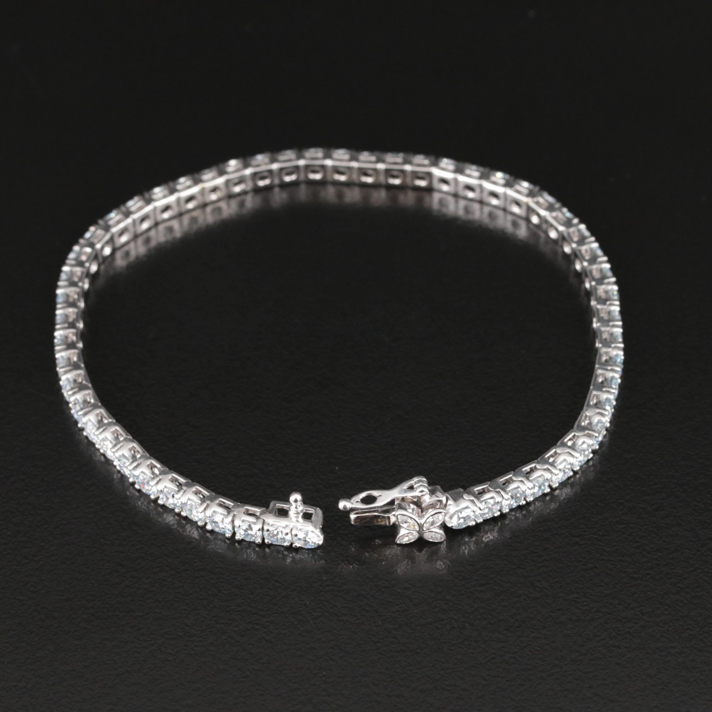 14K 7.00 CTW Lab Grown Diamond Line Bracelet