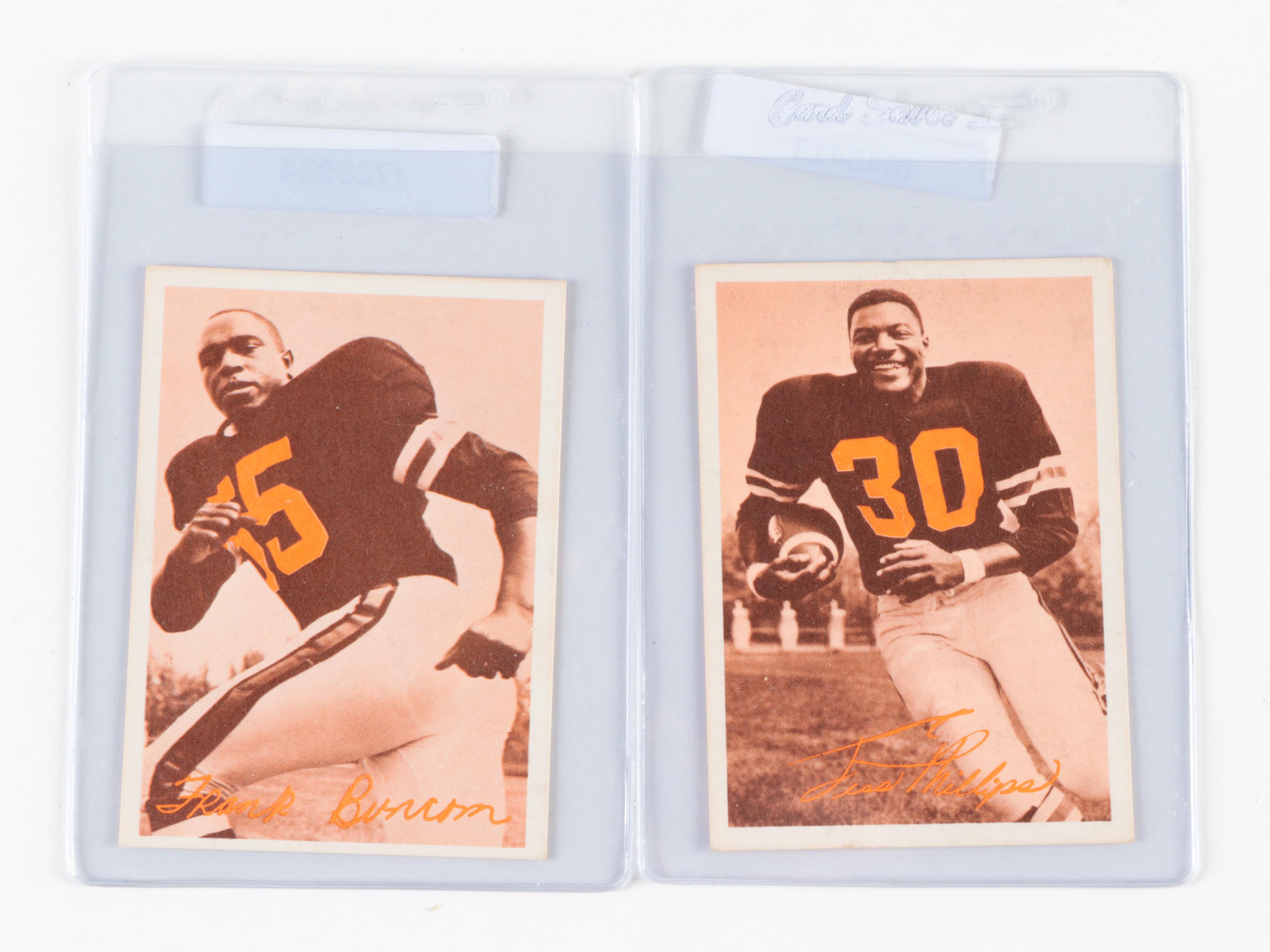 1969 Tresler Comet Cincinnati Bengals Football Cards with Cook, Johnson, More