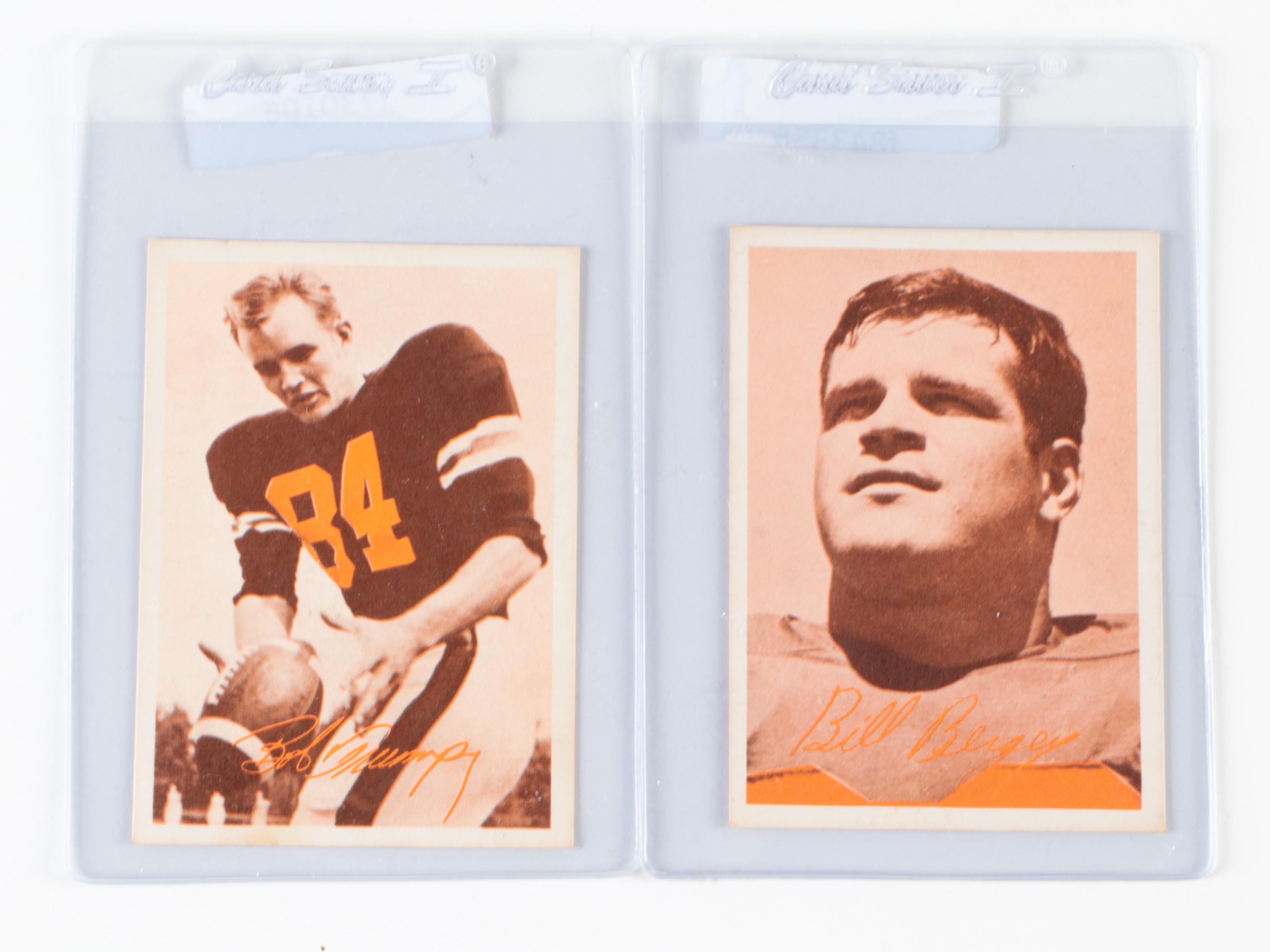 1969 Tresler Comet Cincinnati Bengals Football Cards with Cook, Johnson, More