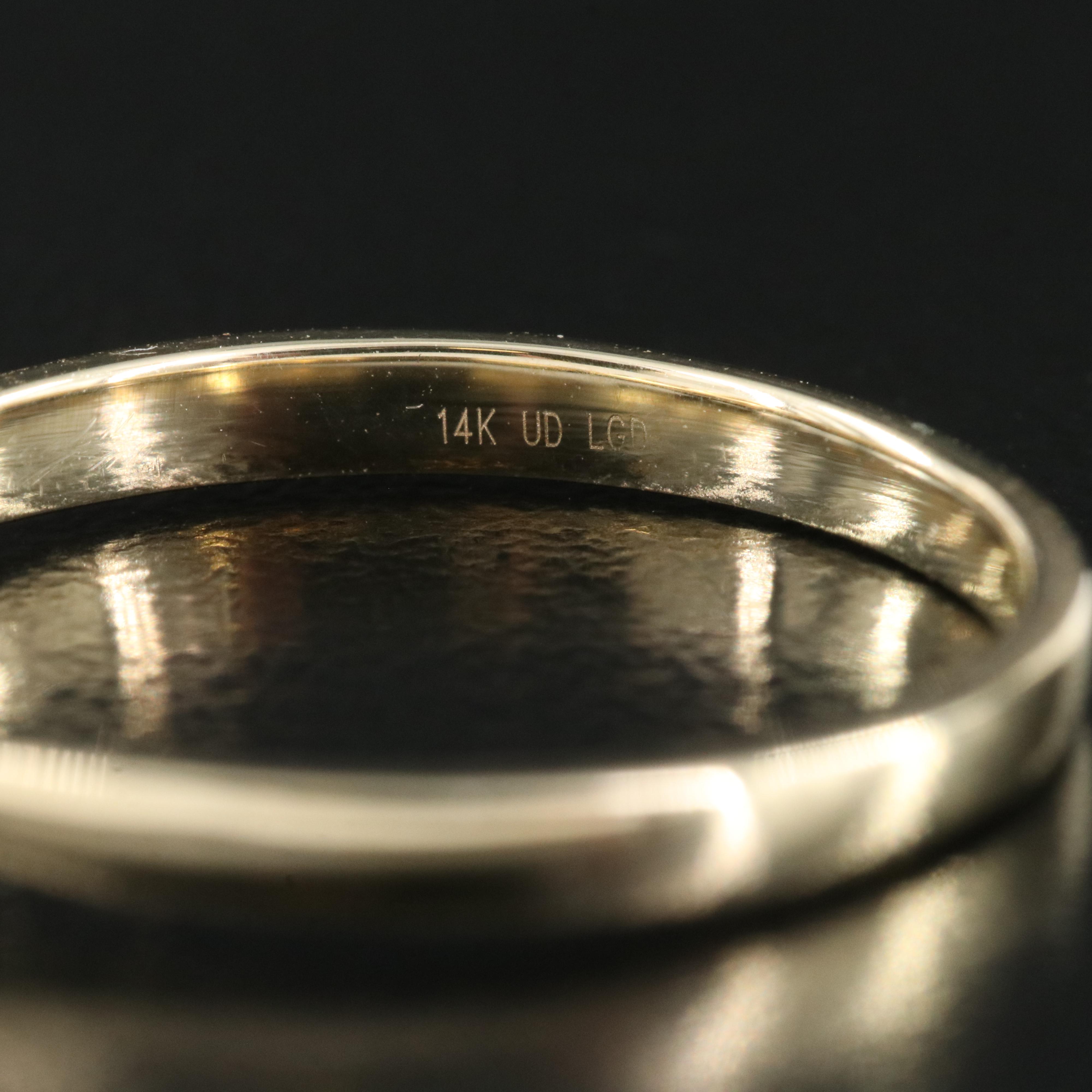 14K 0.45 CTW Lab Grown Diamond Ring with IGI Report