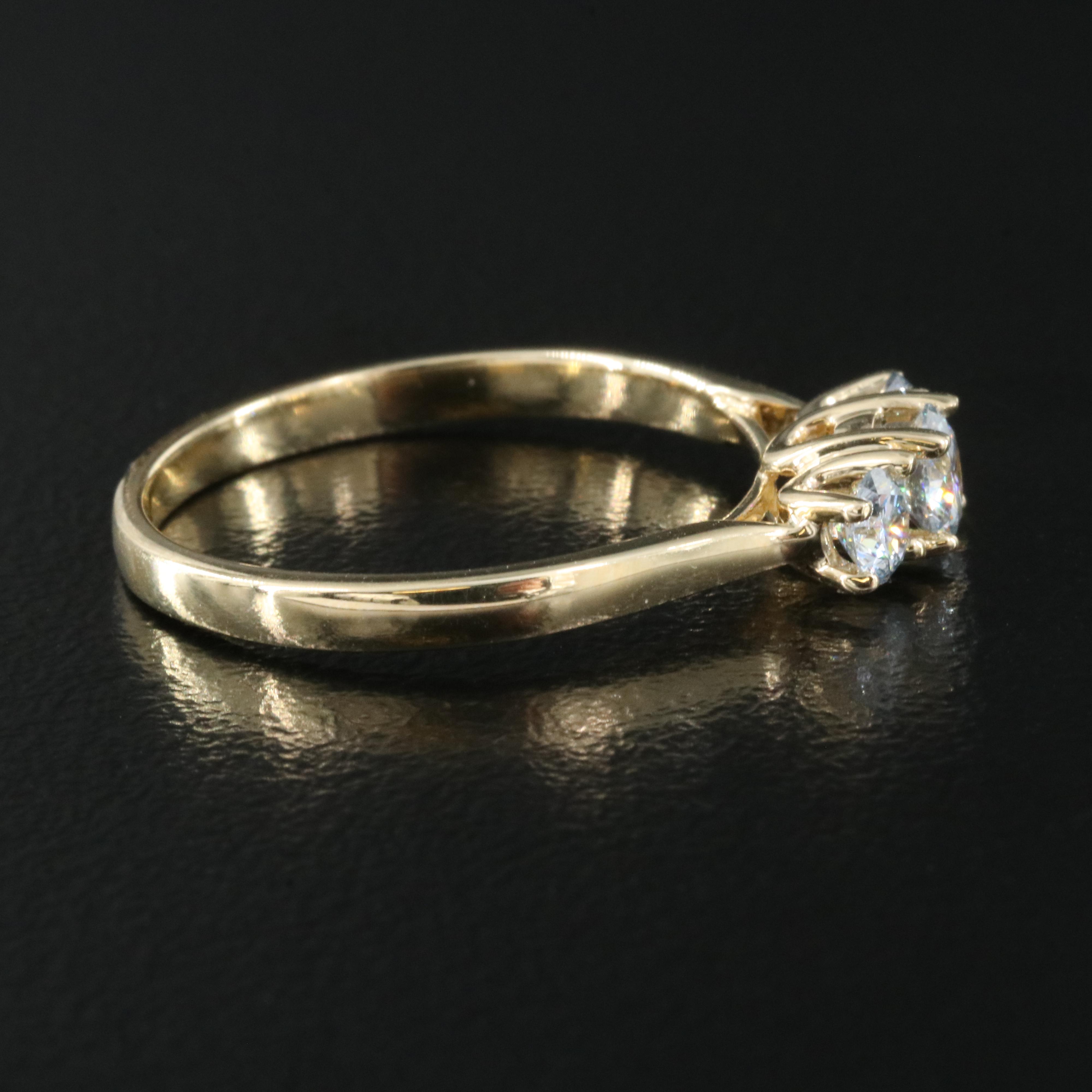 14K 0.47 CTW Lab Grown Diamond Ring with IGI Report