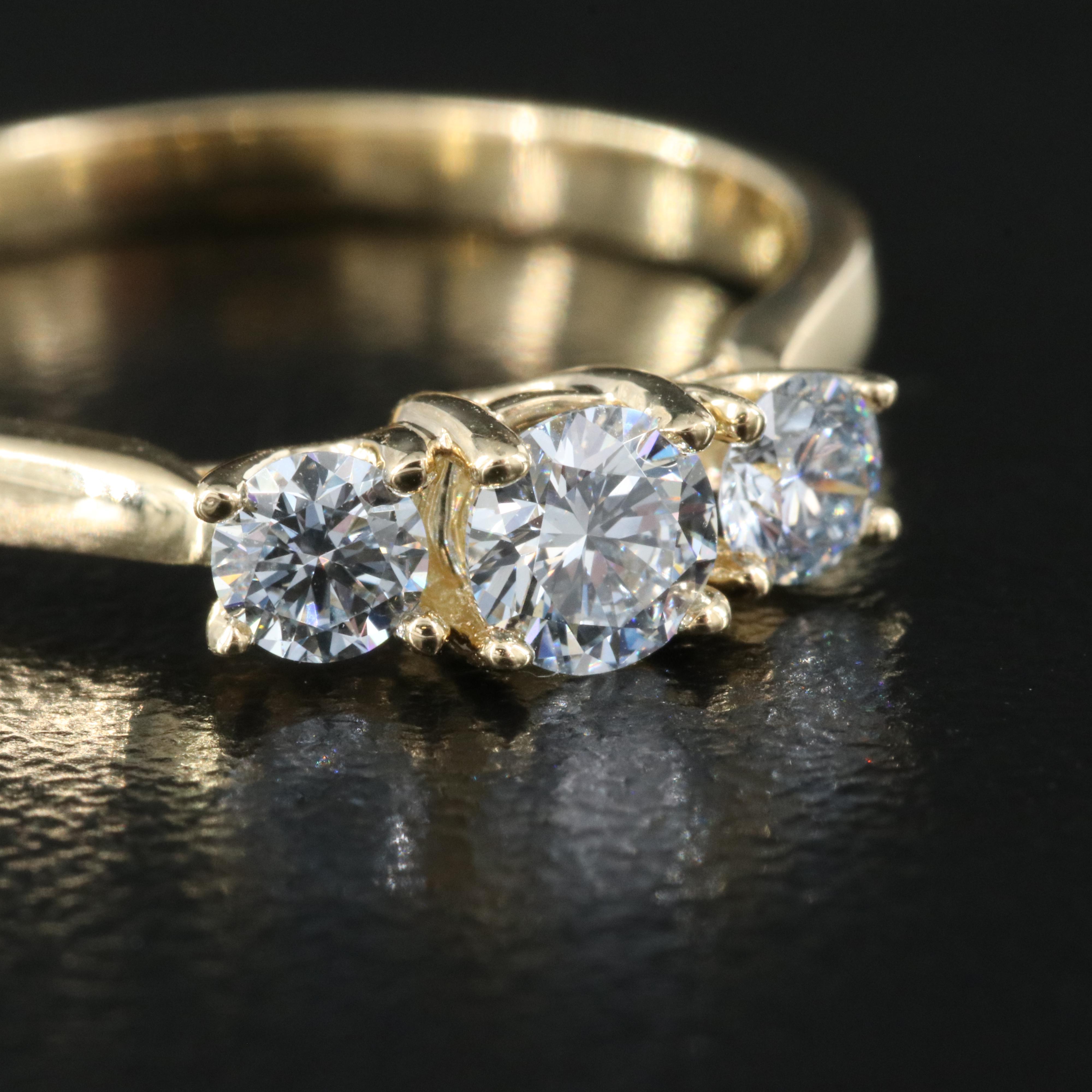 14K 0.47 CTW Lab Grown Diamond Ring with IGI Report