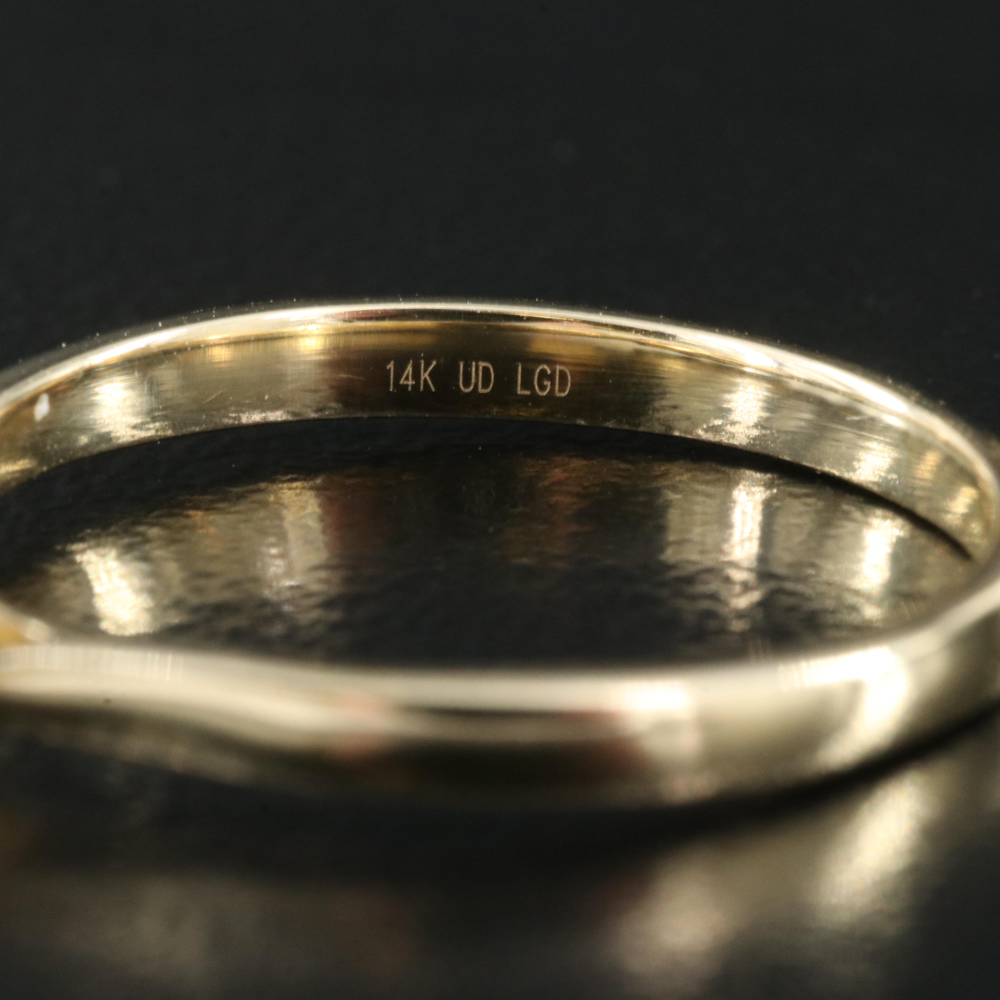 14K 0.47 CTW Lab Grown Diamond Ring with IGI Report