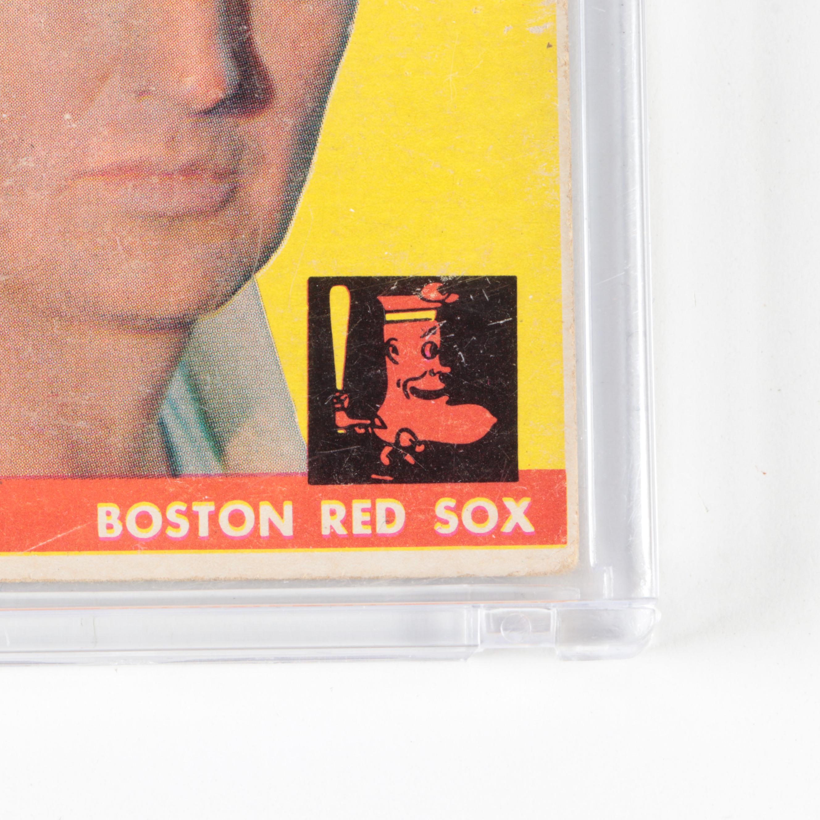 1958 and 1959 Topps Ted Williams and Willie Mays Baseball Cards